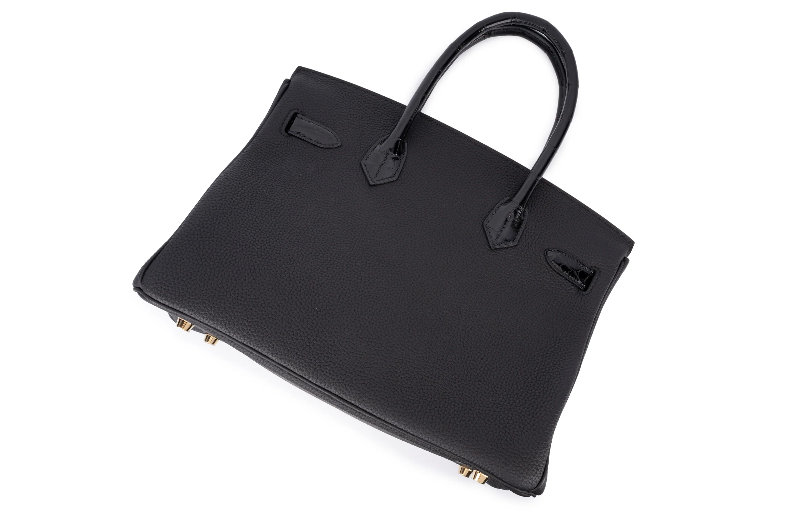 Hermès Birkin 30	Touch	Togo/Croc Nilo Lisse	Noir	GHW - Image 12
