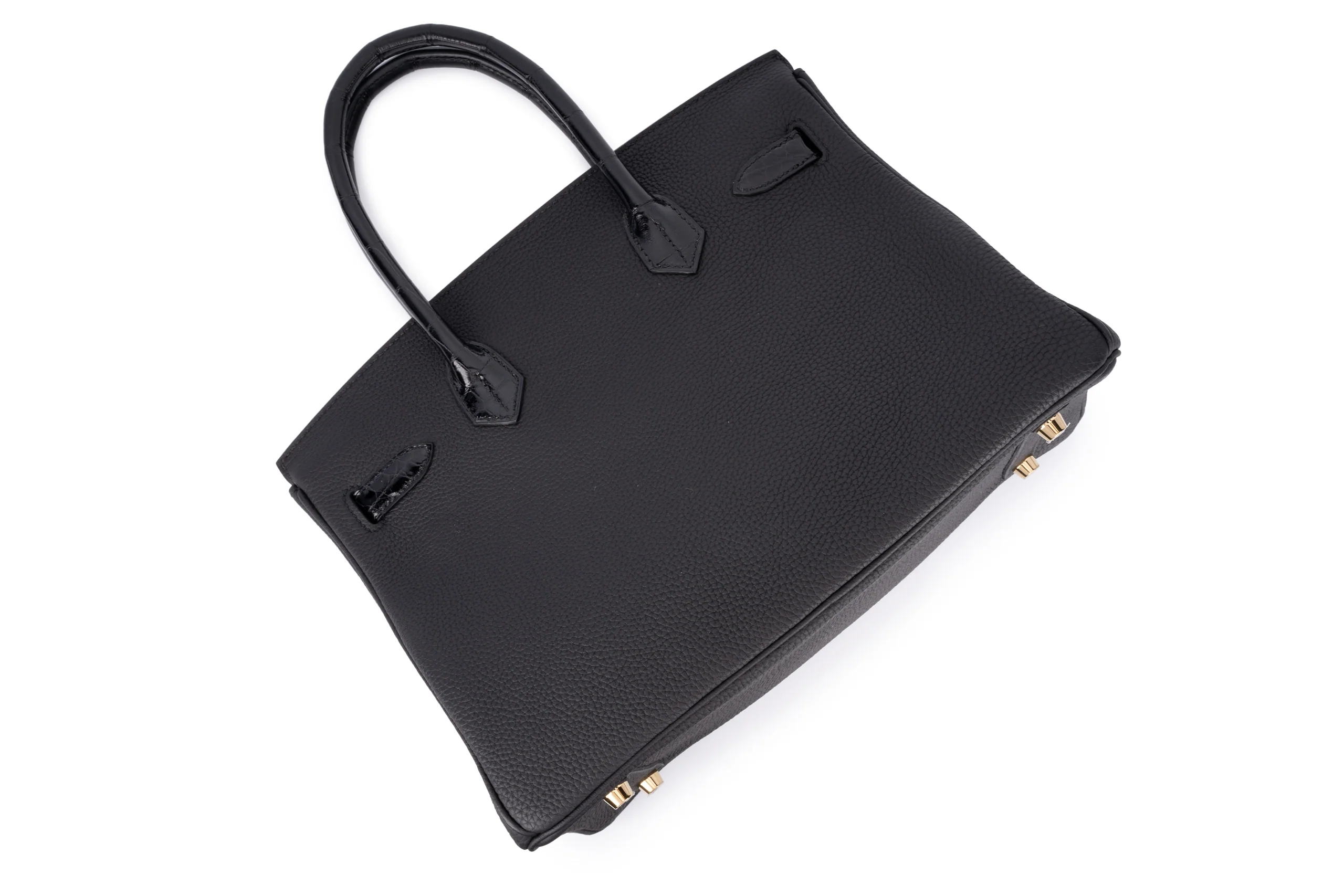 Hermès Birkin 30	Touch	Togo/Croc Nilo Lisse	Noir	GHW - Image 13