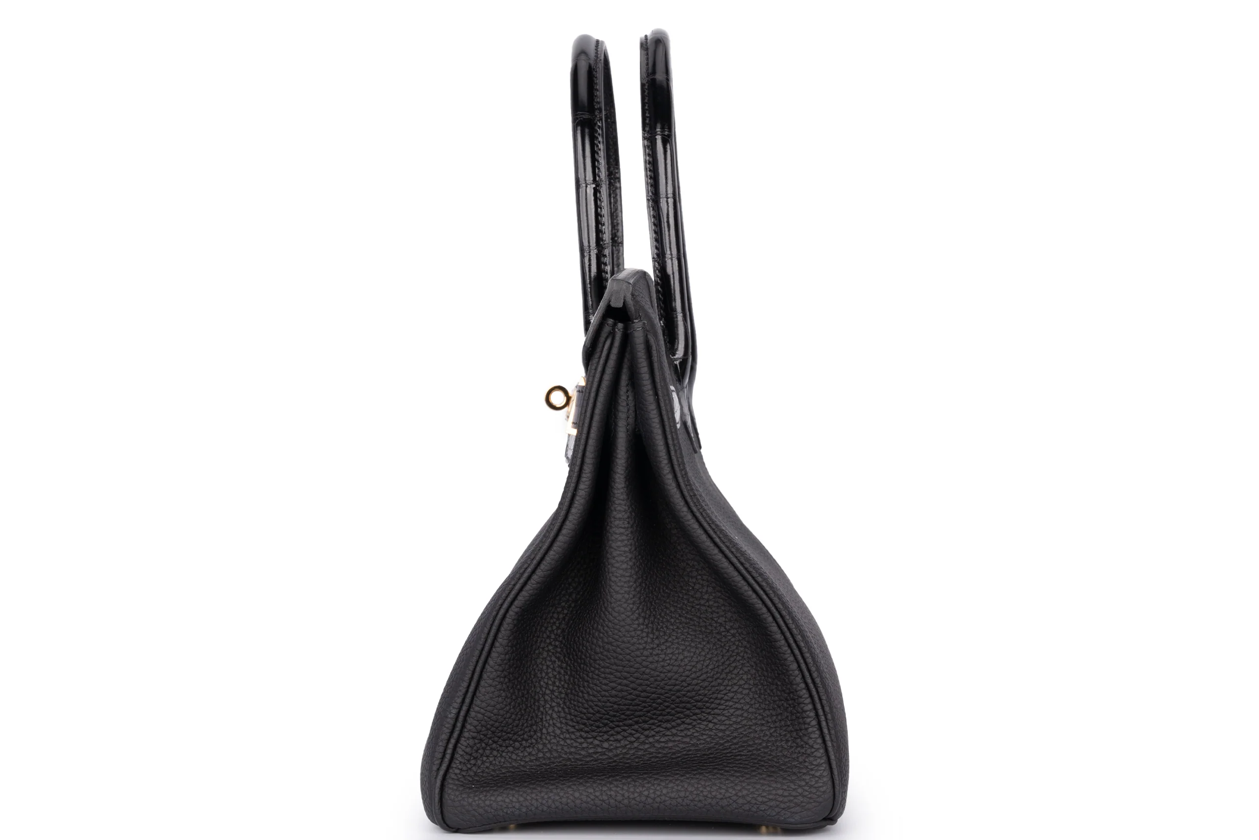 Hermès Birkin 30	Touch	Togo/Croc Nilo Lisse	Noir	GHW - Image 3
