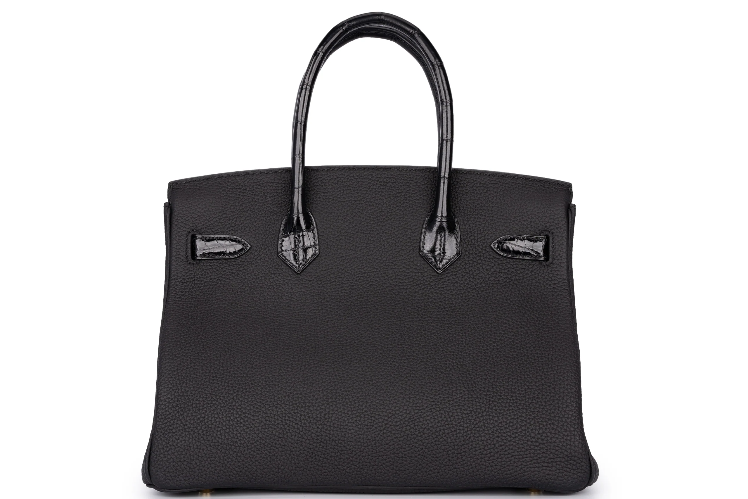 Hermès Birkin 30	Touch	Togo/Croc Nilo Lisse	Noir	GHW - Image 4