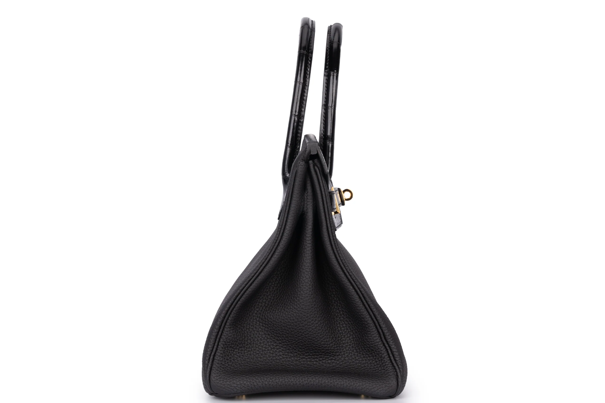 Hermès Birkin 30	Touch	Togo/Croc Nilo Lisse	Noir	GHW - Image 5