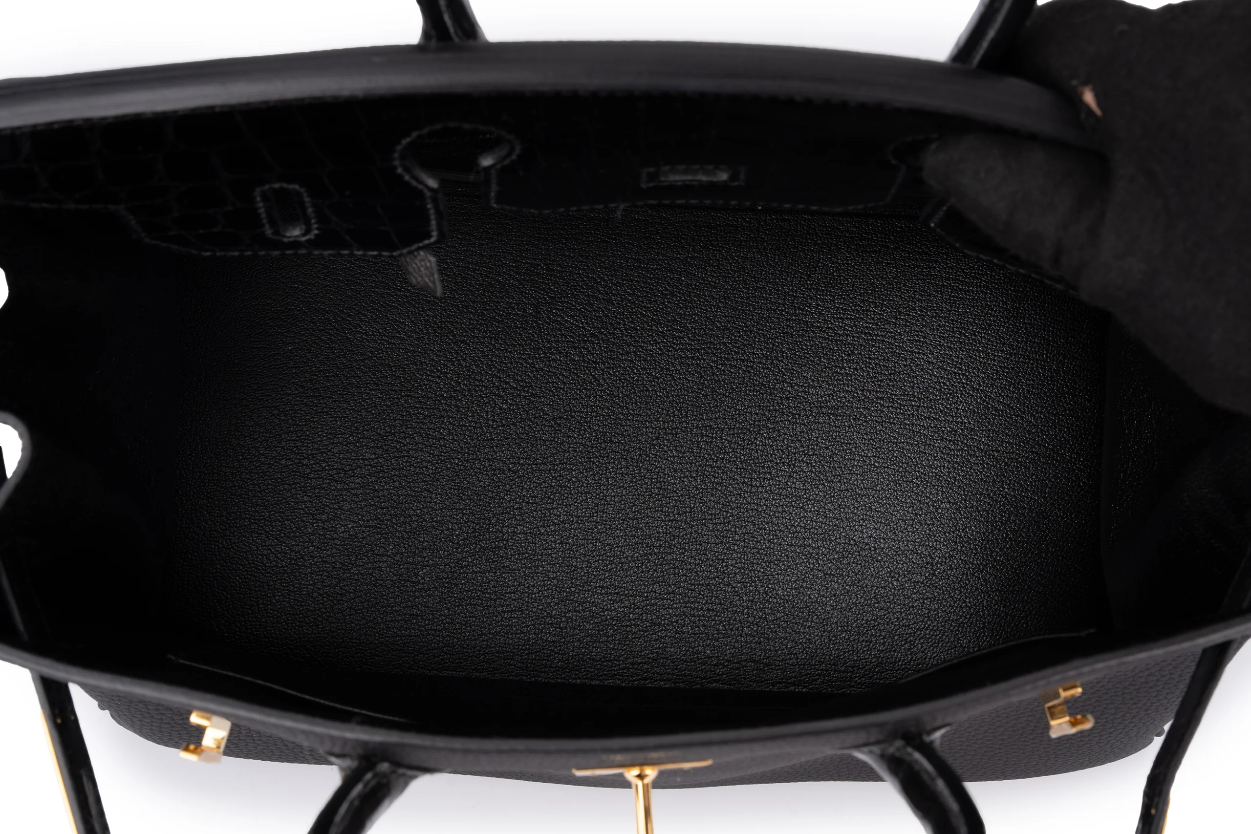 Hermès Birkin 30	Touch	Togo/Croc Nilo Lisse	Noir	GHW - Image 9