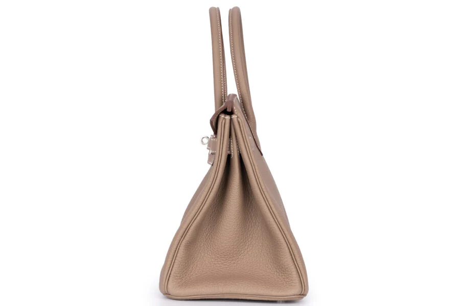 Hermès Birkin 30 Veau Togo Etoupe PHW - Image 3