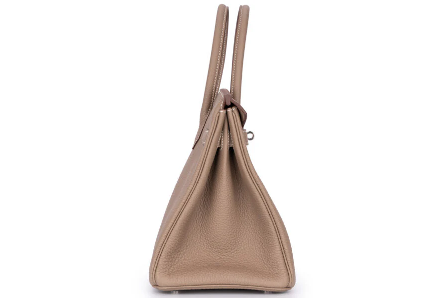 Hermès Birkin 30 Veau Togo Etoupe PHW - Image 5