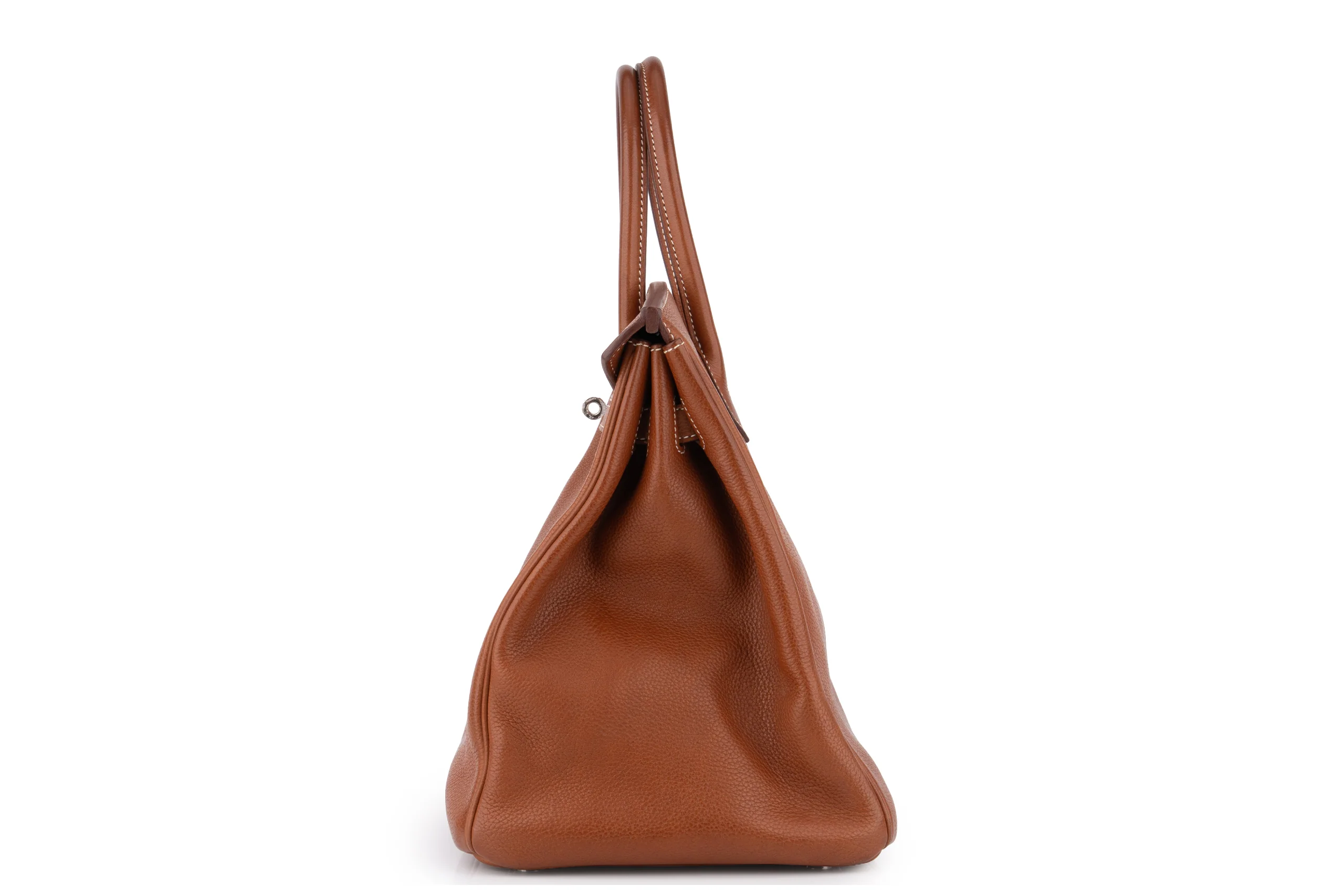 Hermès Birkin 35 		Barenia 	Gold 	PHW - Image 3