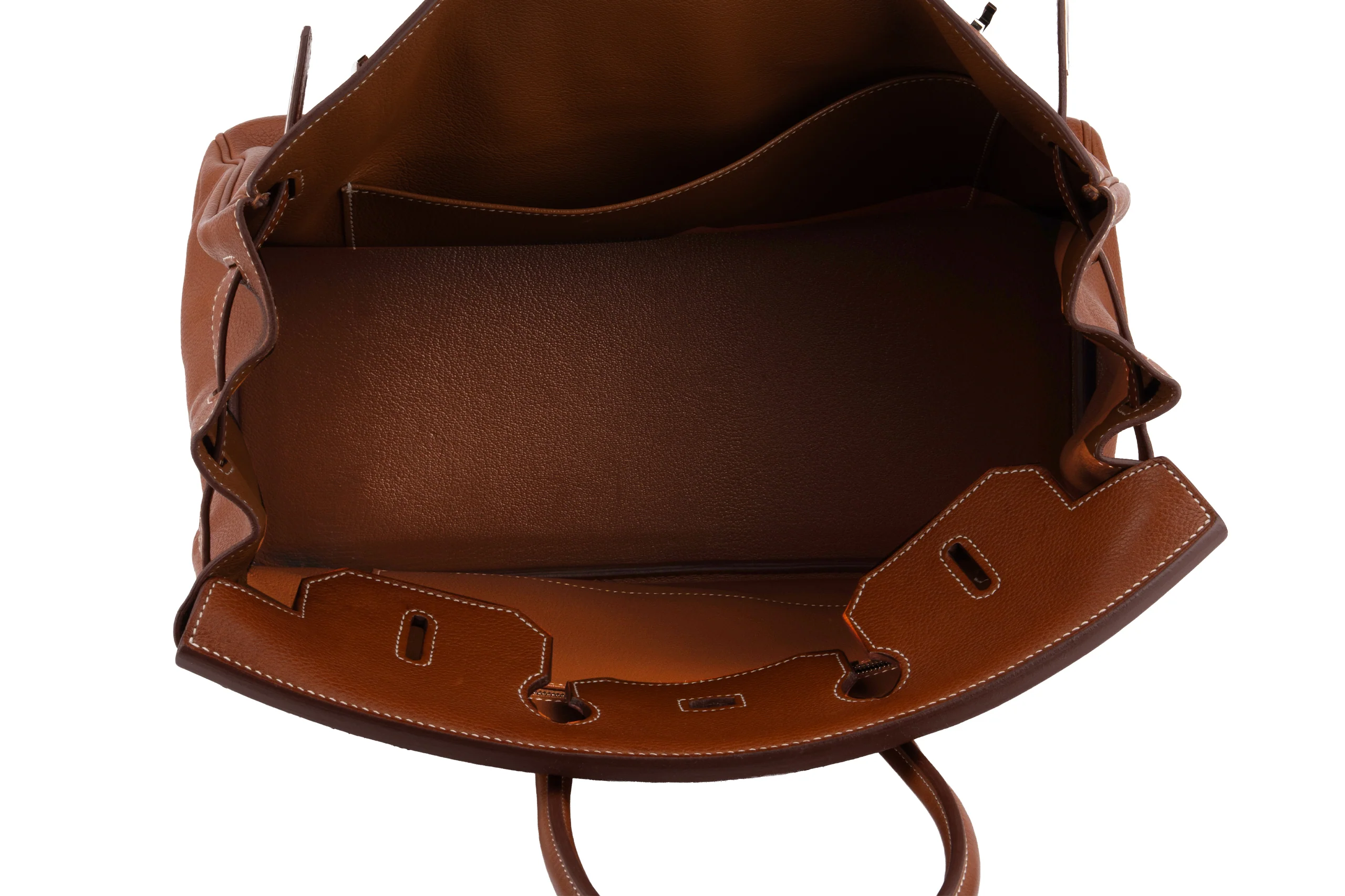 Hermès Birkin 35 		Barenia 	Gold 	PHW - Image 9