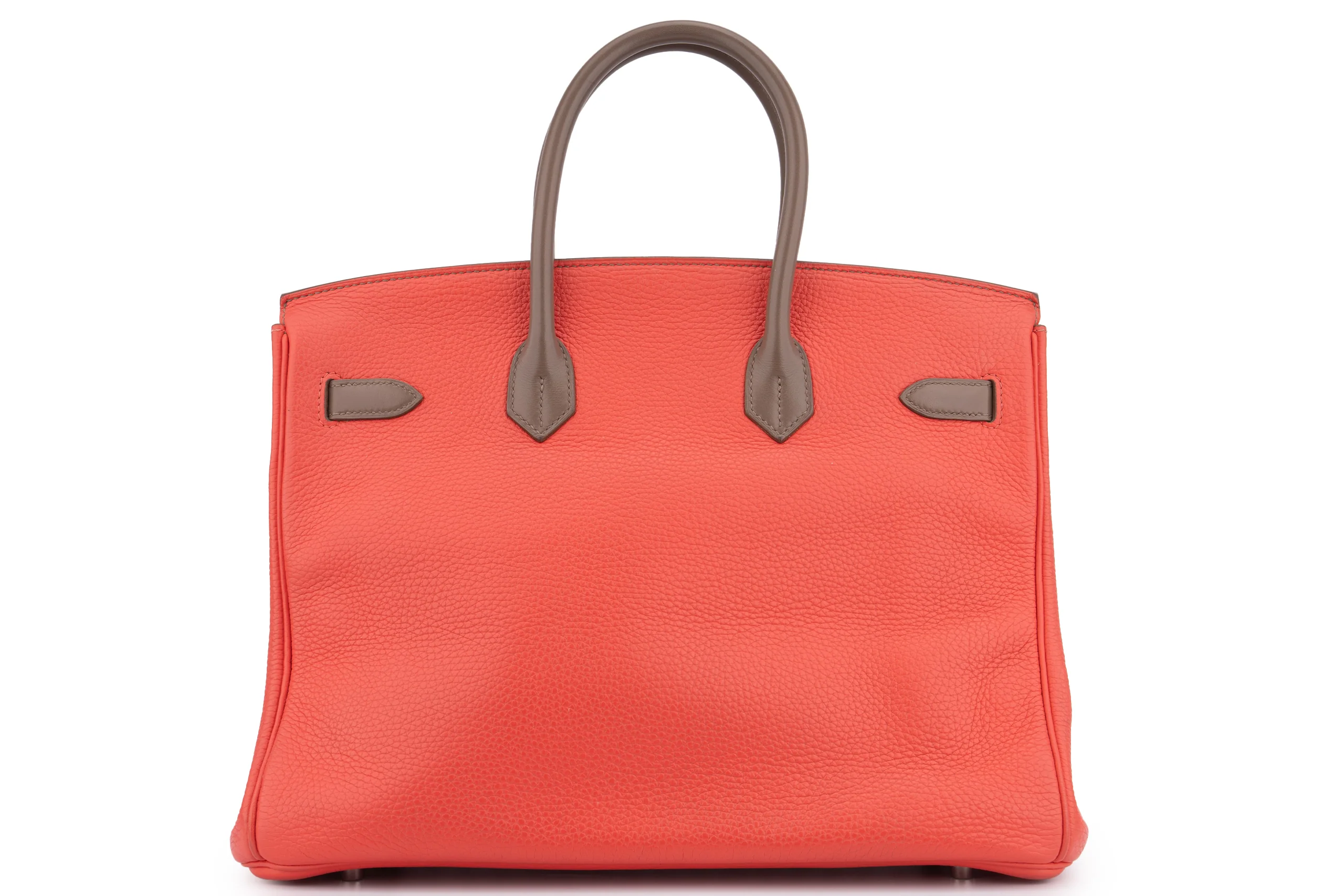 Hermès Birkin 35 	Cascade	Swift And Clemence / Tri Colour	Argile/Gris Etain/Rose Jaipur	PHW - Image 4
