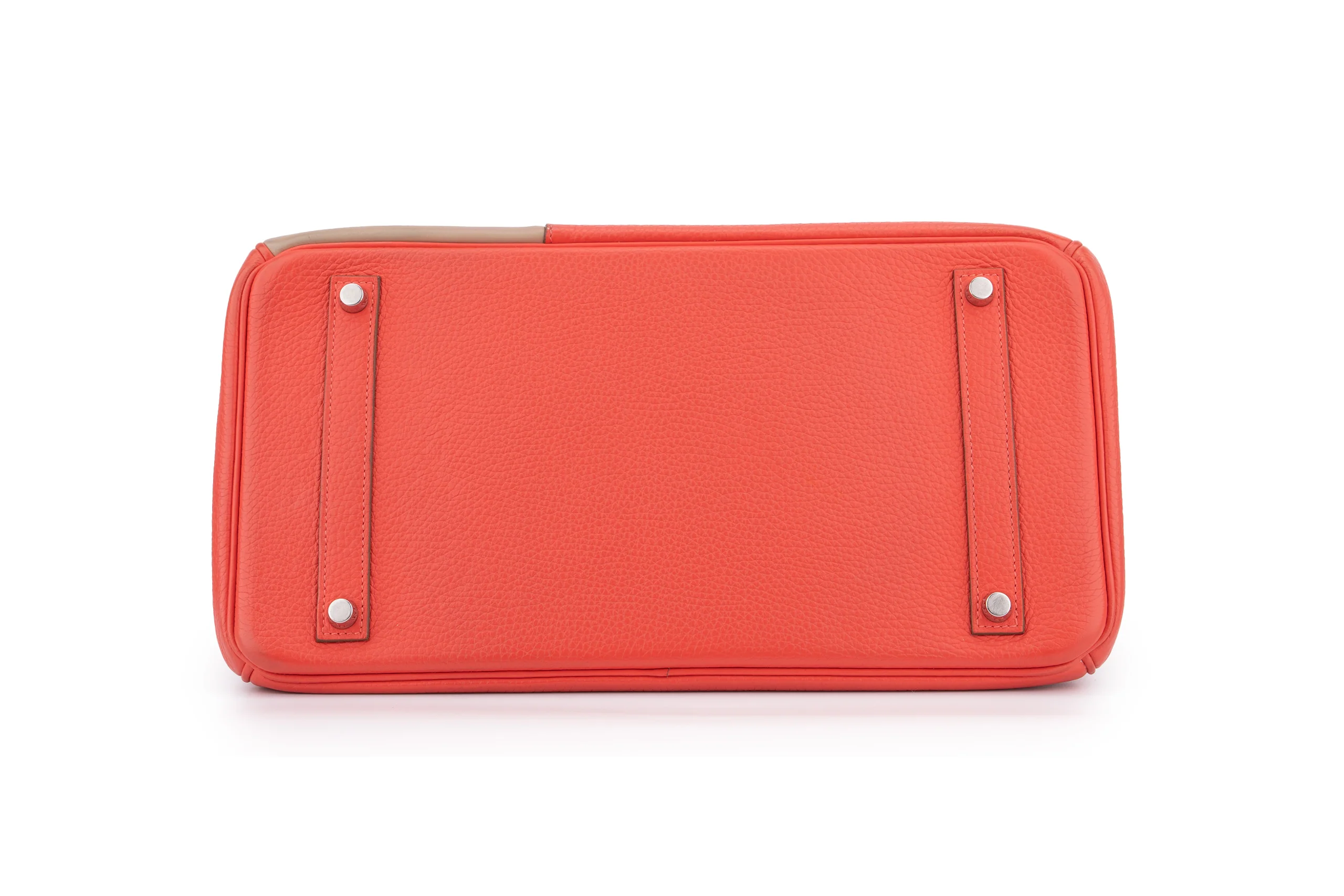 Hermès Birkin 35 	Cascade	Swift And Clemence / Tri Colour	Argile/Gris Etain/Rose Jaipur	PHW - Image 6