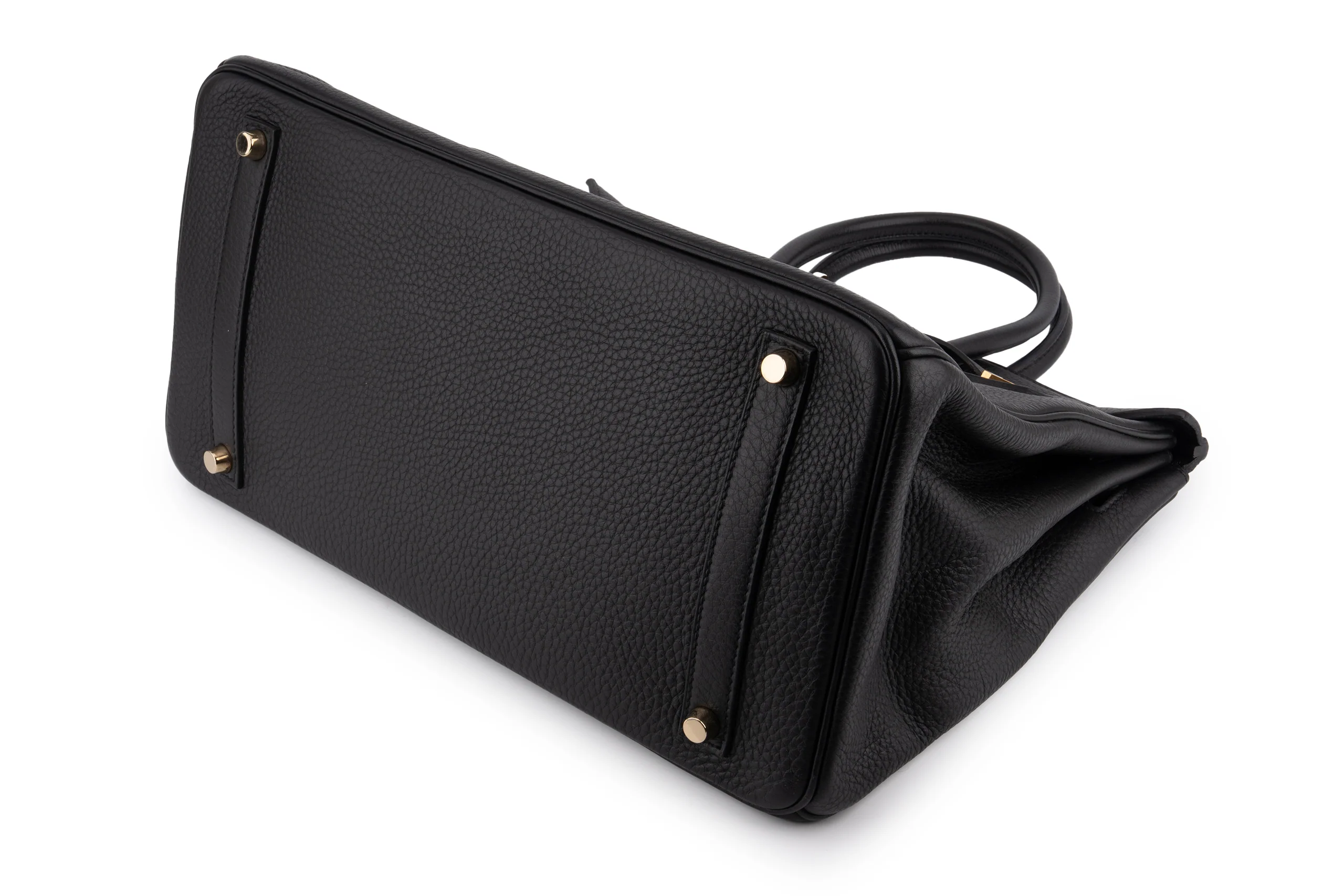 Hermès Birkin 35 		Clemence 	Noir 	GHW - Image 10