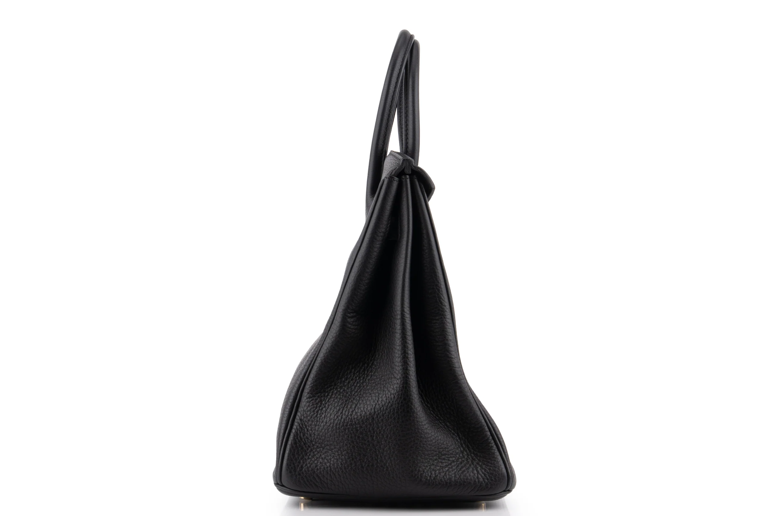Hermès Birkin 35 		Clemence 	Noir 	GHW - Image 5
