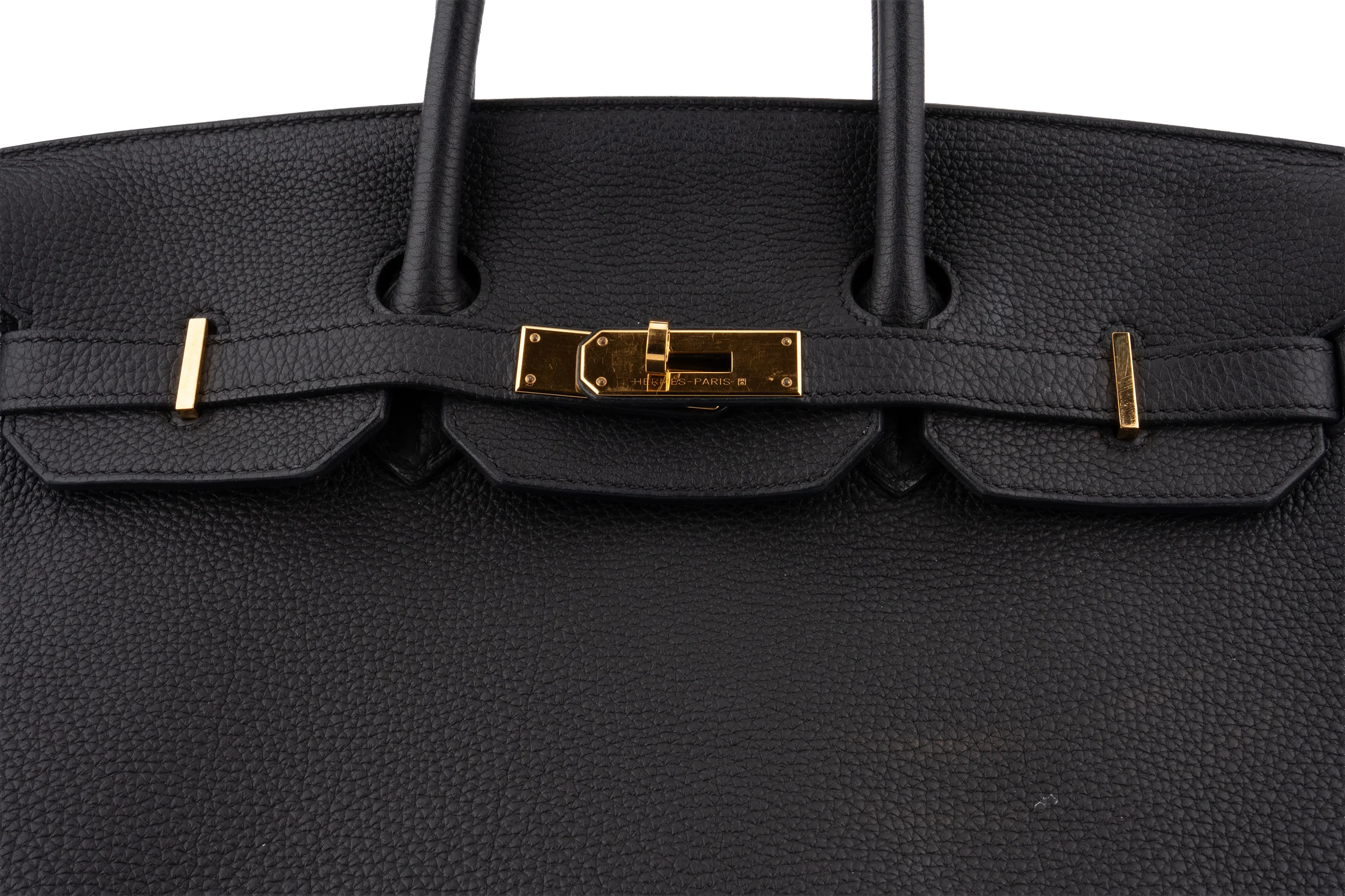 Hermès Birkin 35 Clemence Noir GHW - Image 7
