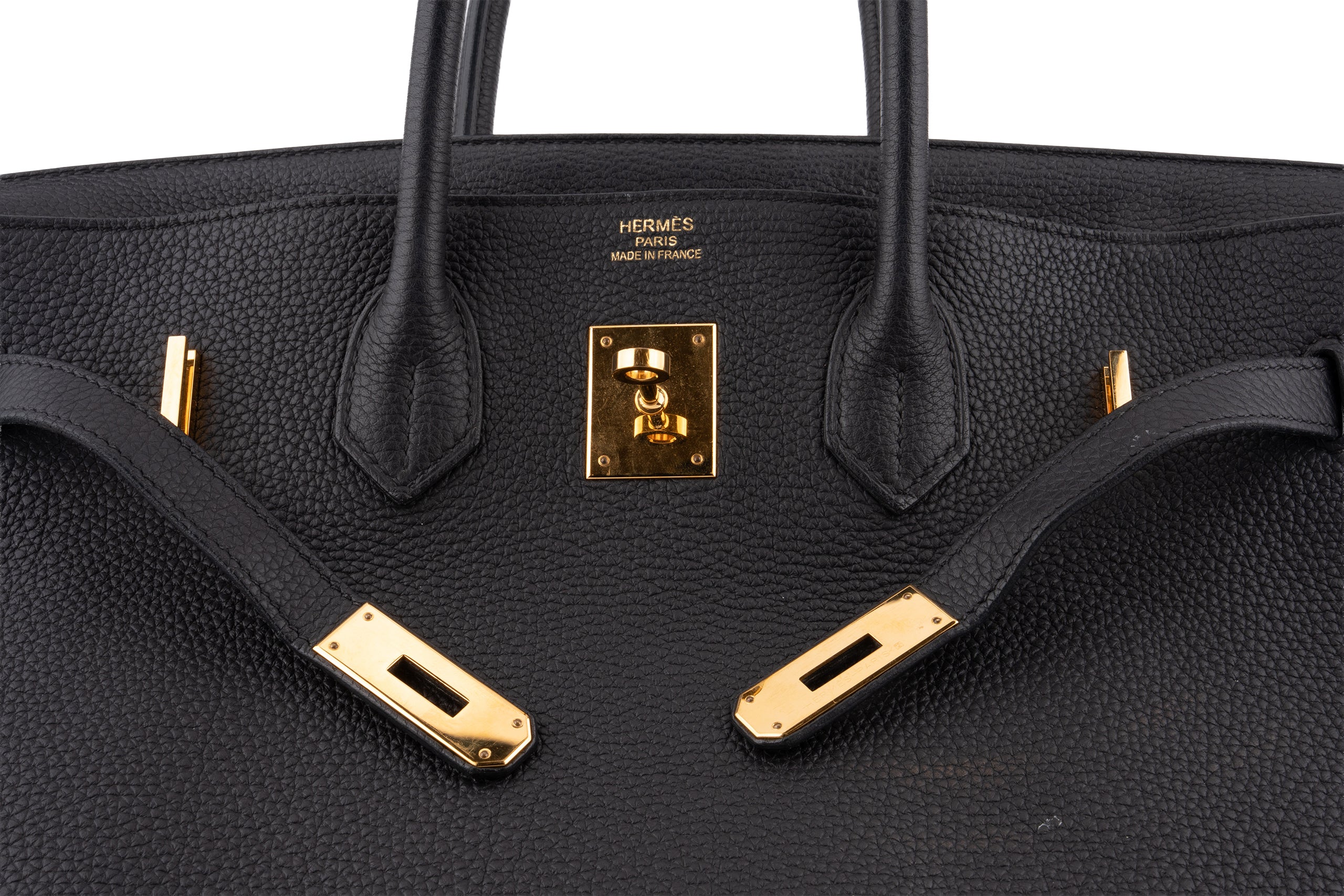 Hermès Birkin 35 Clemence Noir GHW - Image 8