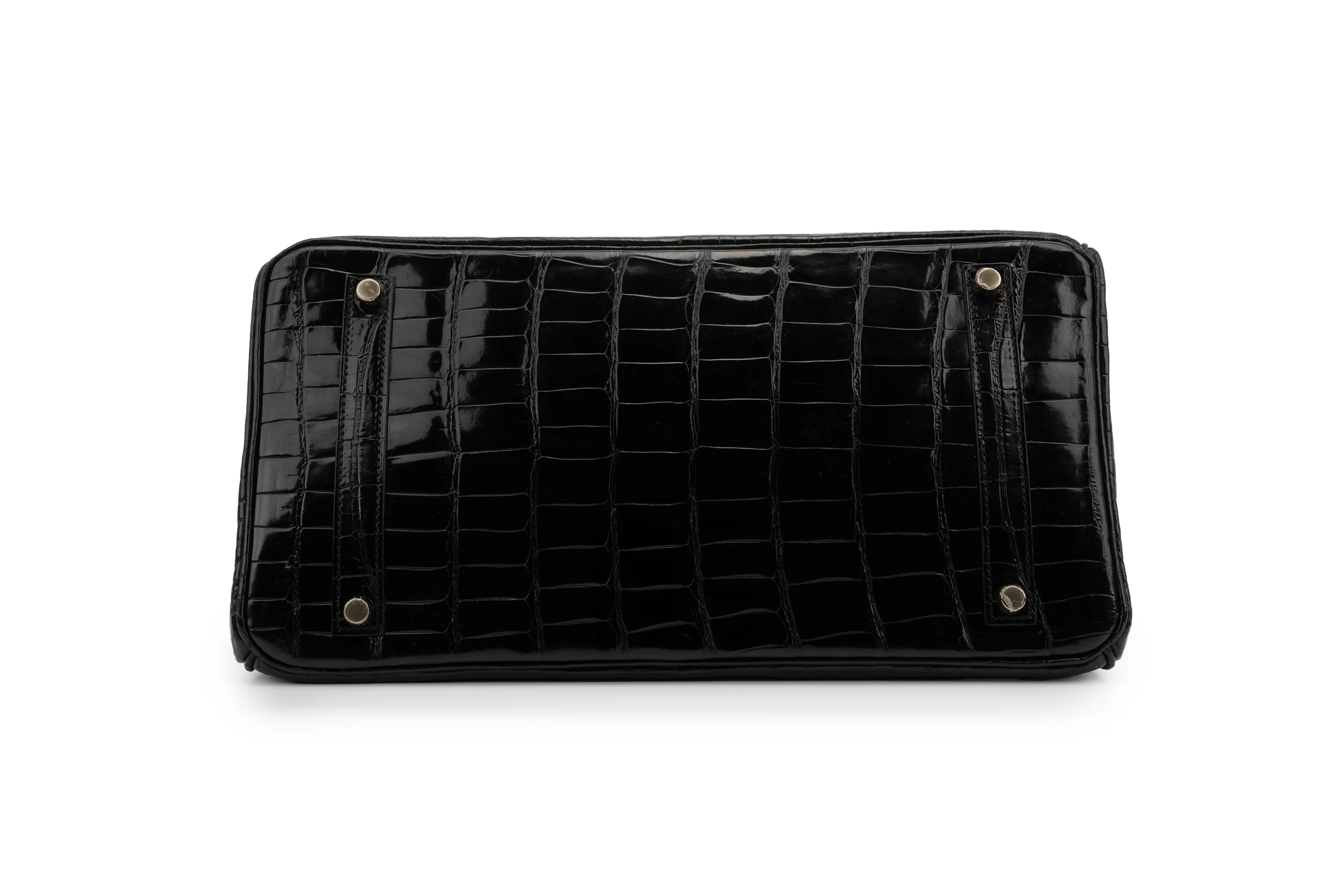 Hermès Birkin 35 	Exotic	Lisse Porosus	Noir	GHW - Image 6