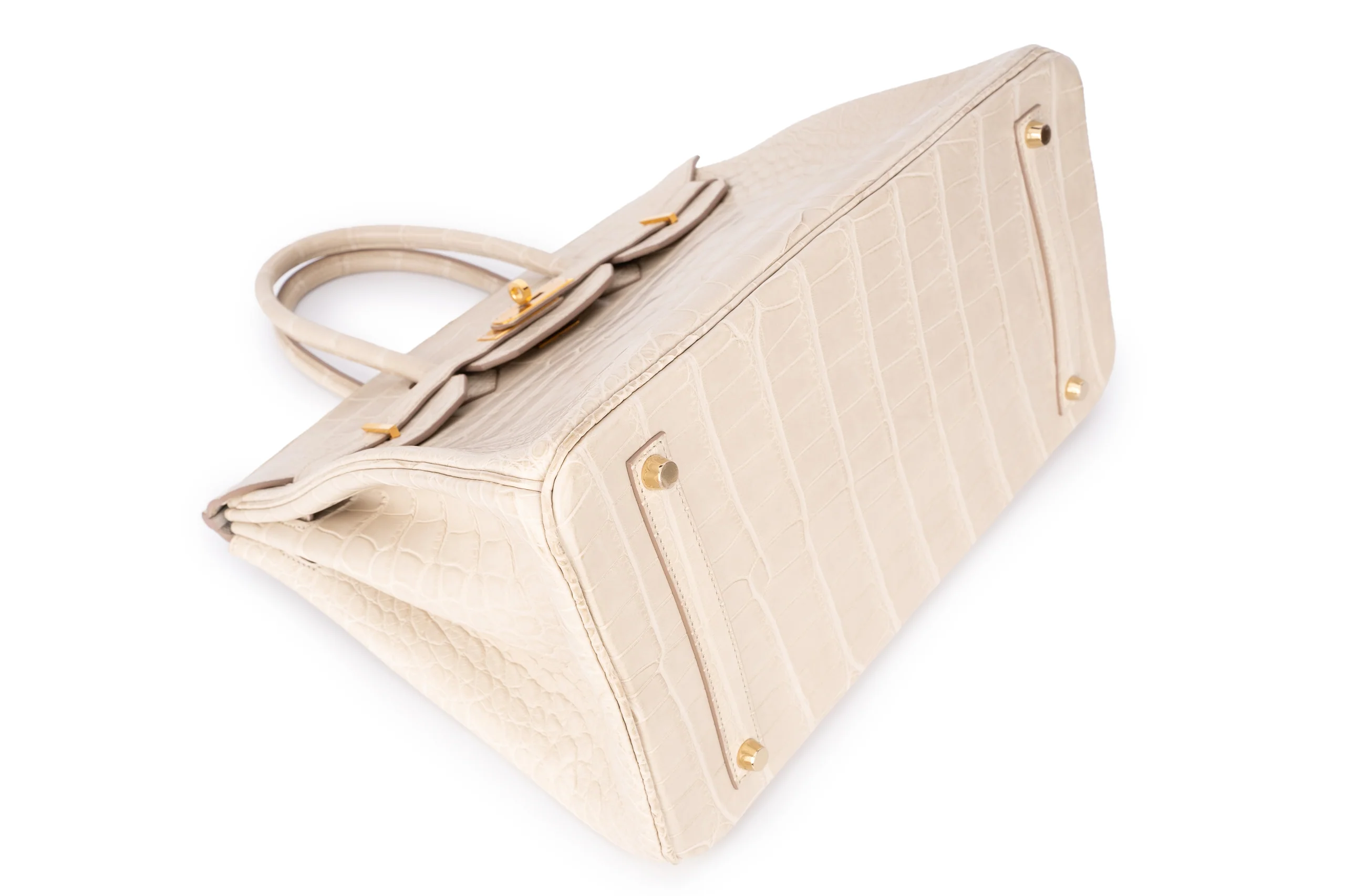 Hermès Birkin 35 Exotic Matte Alligator Beton GHW - Image 4