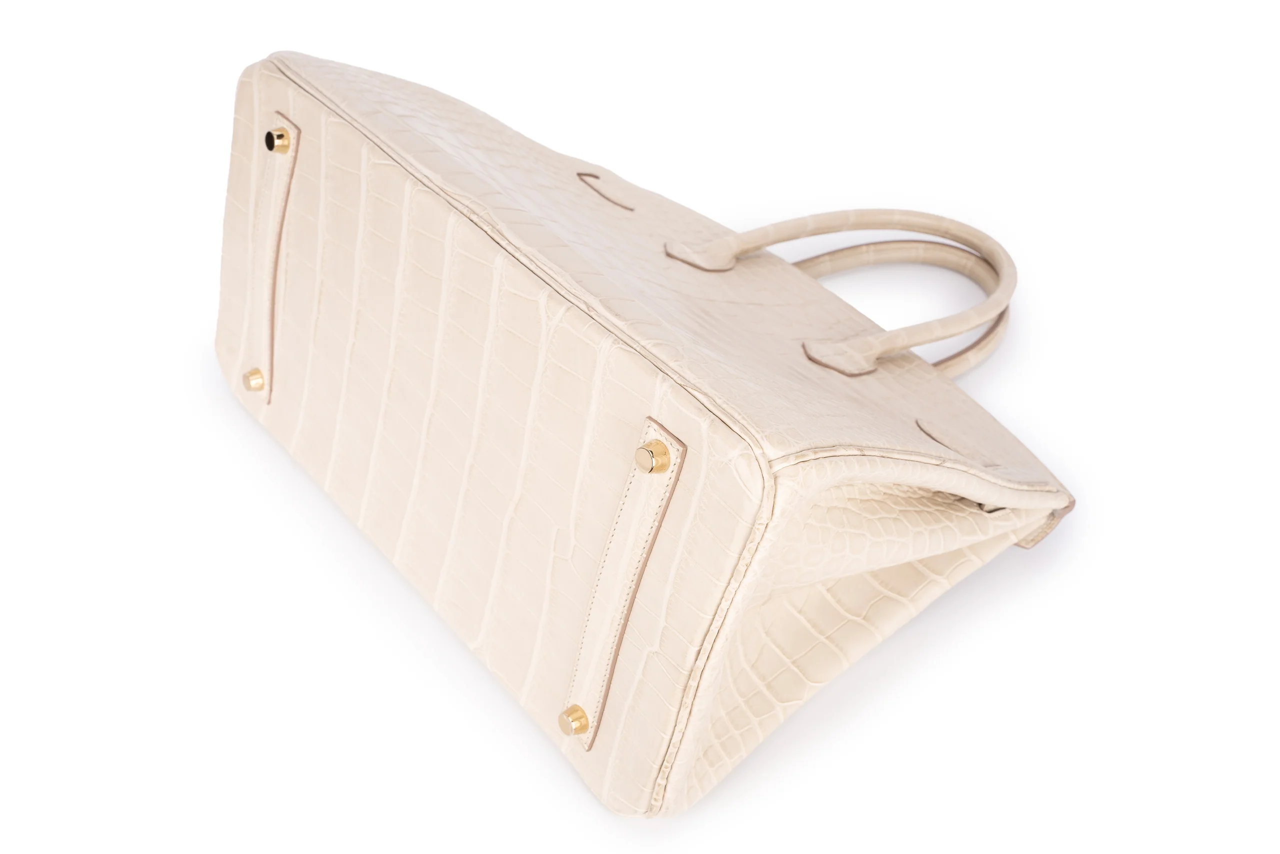 Hermès Birkin 35 Exotic Matte Alligator Beton GHW - Image 5
