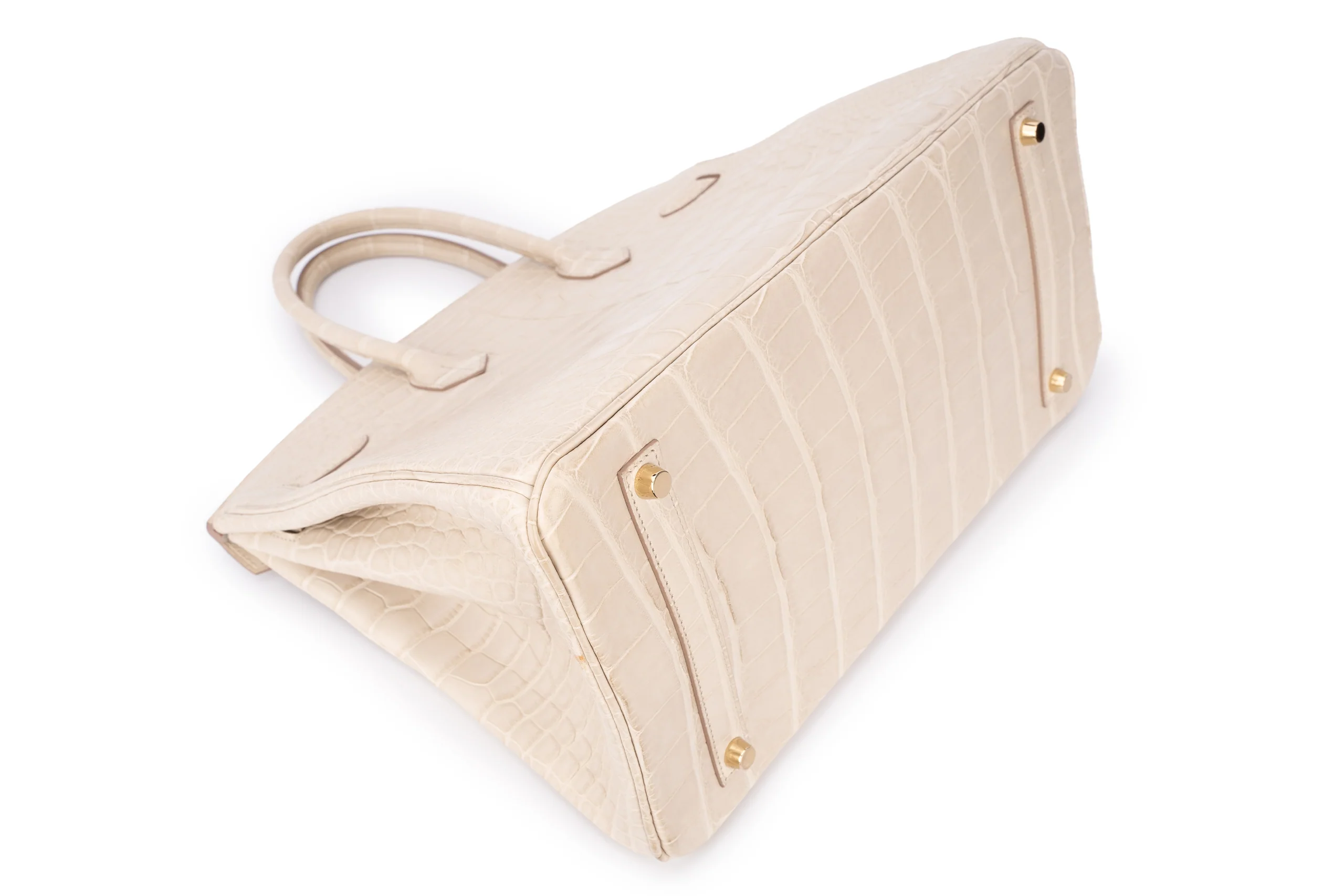 Hermès Birkin 35 Exotic Matte Alligator Beton GHW - Image 6