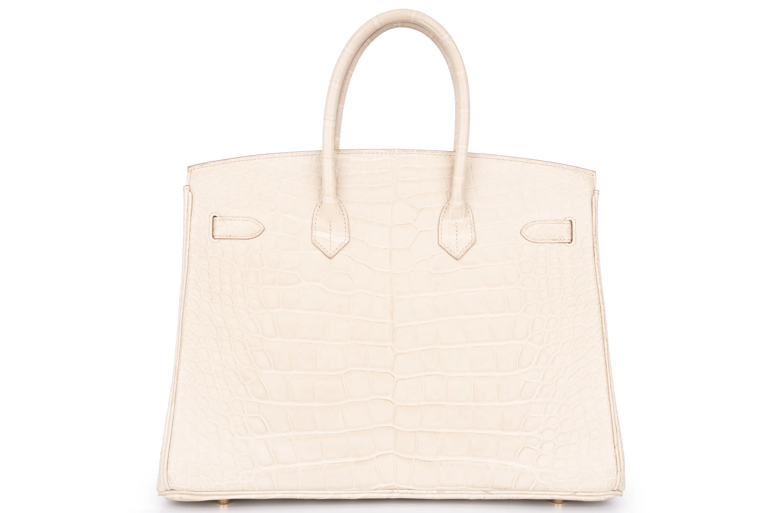 Hermès Birkin 35 Exotic Matte Alligator Beton GHW - Image 9