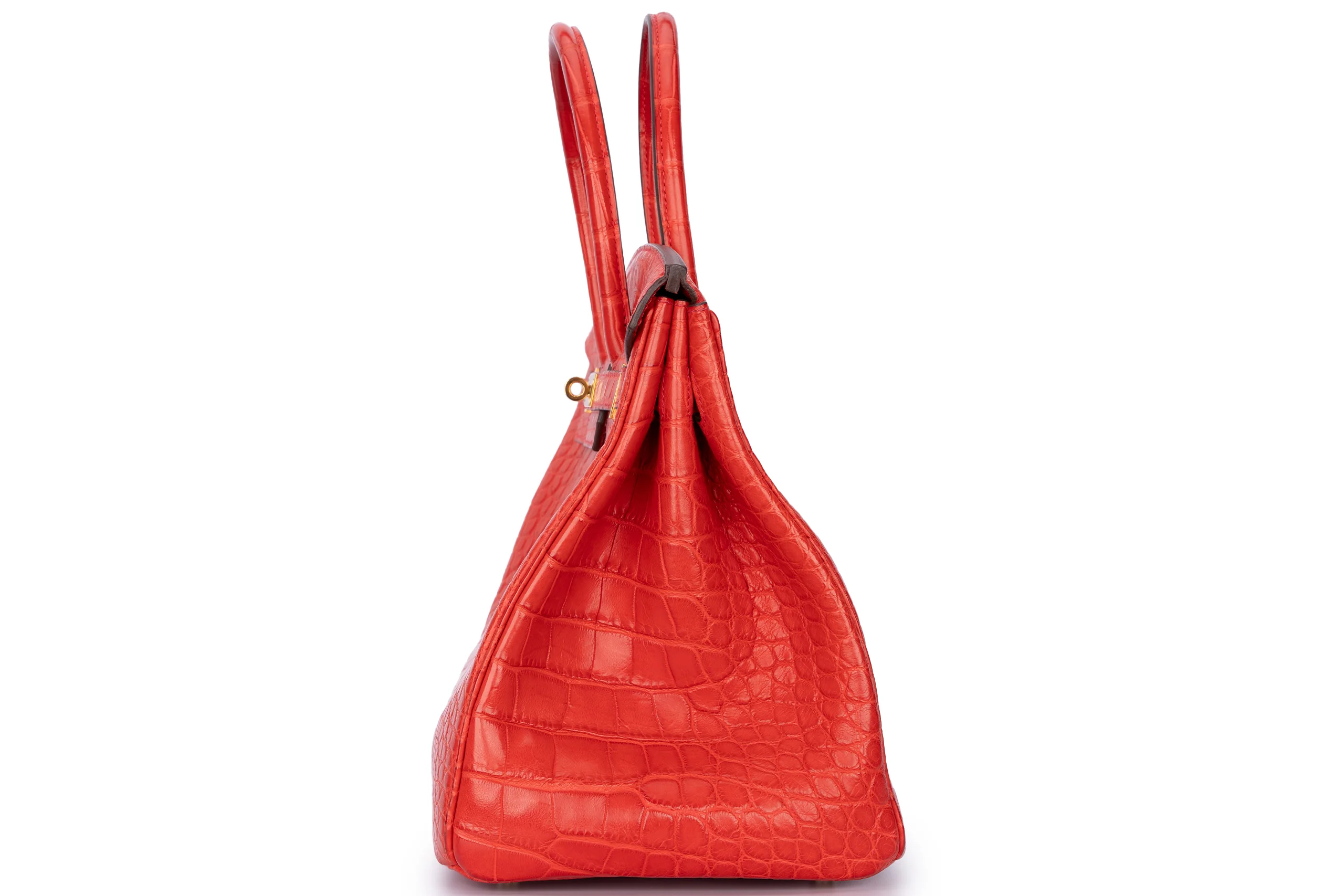 Hermès Birkin 35 Exotic Matte Alligator Geranium GHW - Image 3