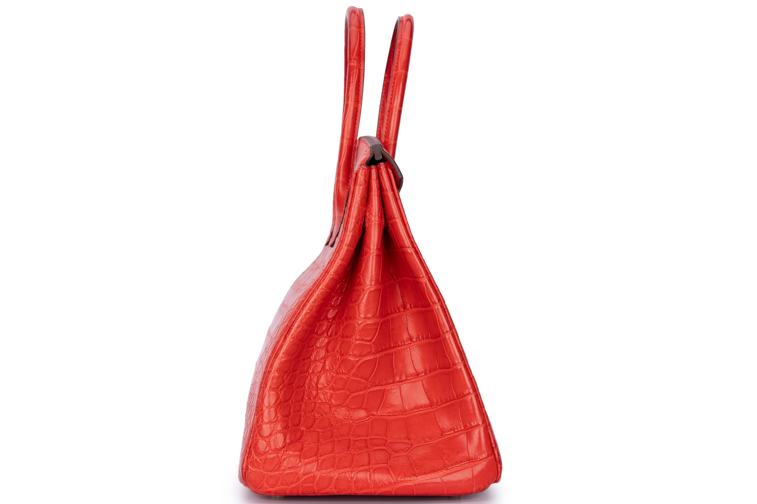 Hermès Birkin 35 Exotic Matte Alligator Geranium GHW - Image 5