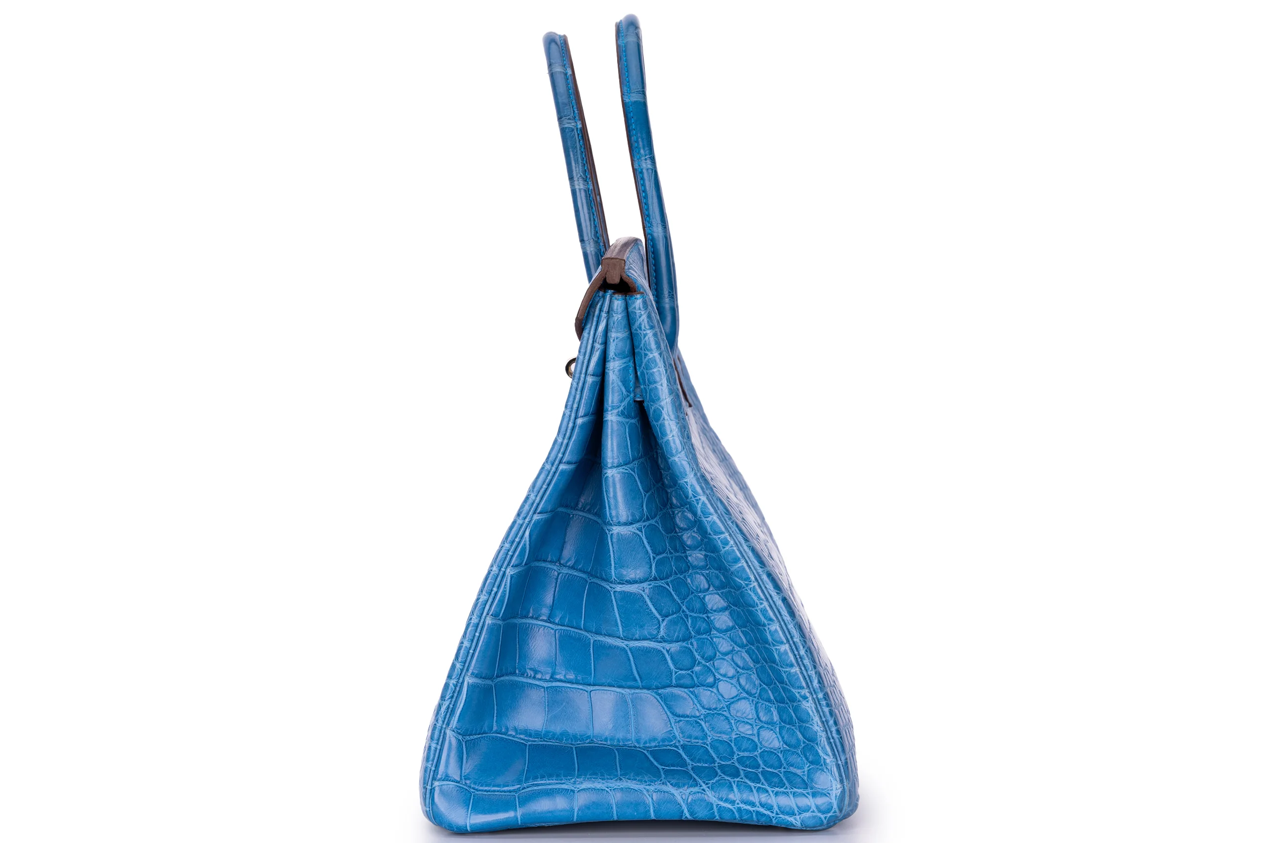 Hermès Birkin 35 Exotic Matte Alligator Mykonos PHW - Image 3