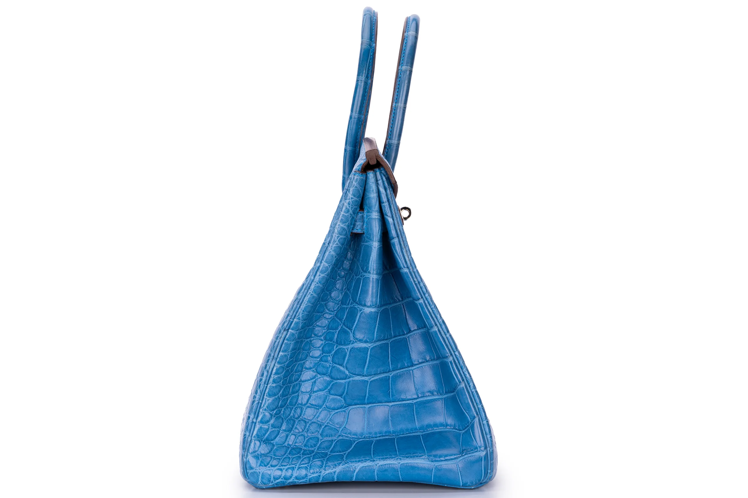 Hermès Birkin 35 Exotic Matte Alligator Mykonos PHW - Image 5