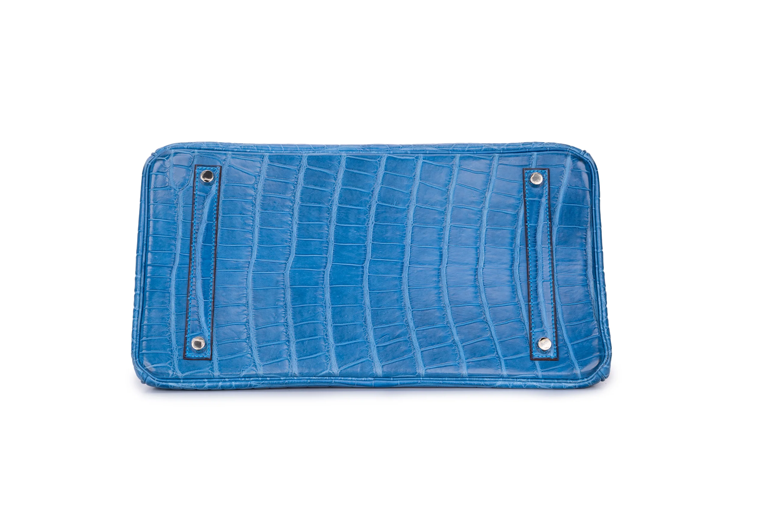 Hermès Birkin 35 Exotic Matte Alligator Mykonos PHW - Image 6