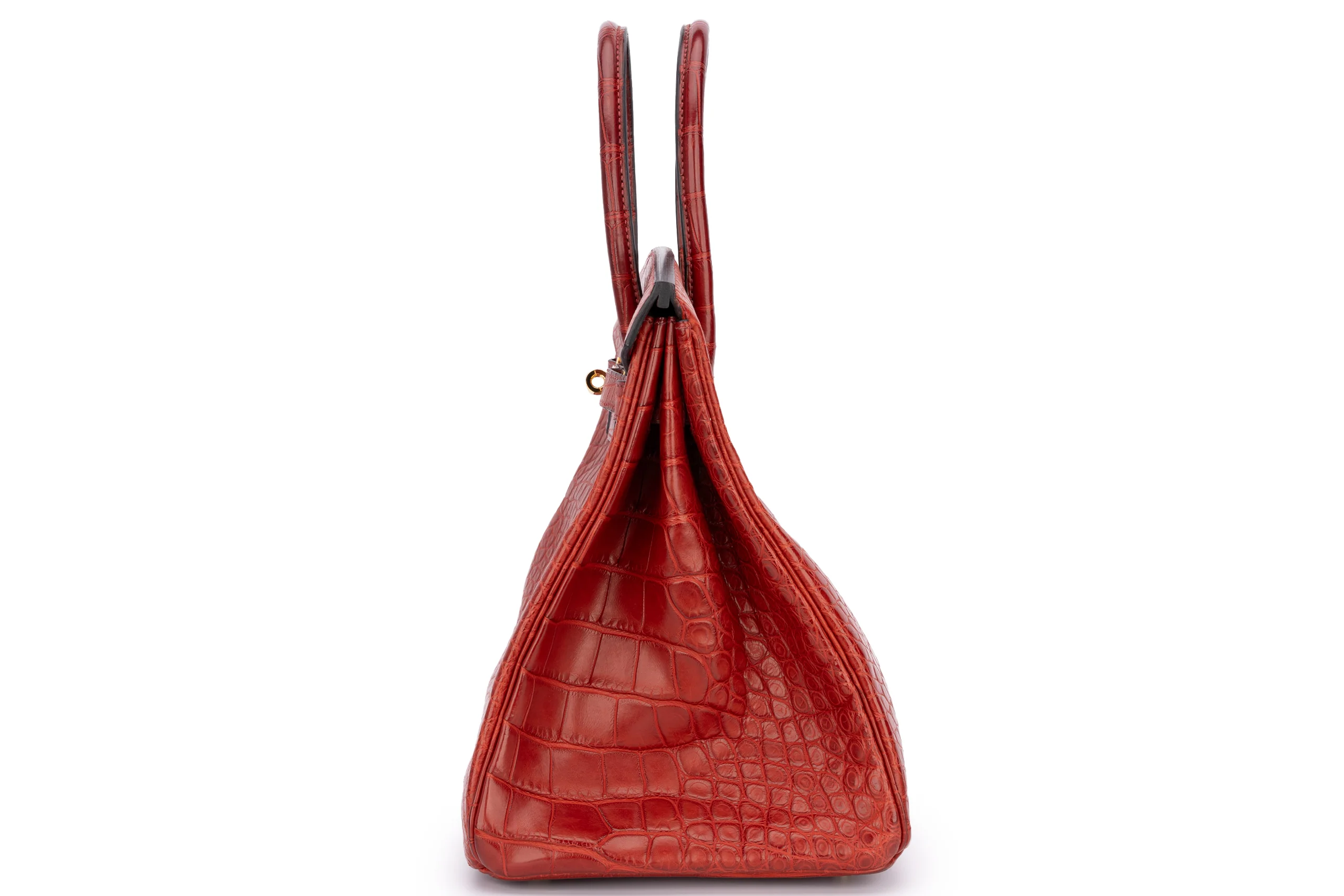 Hermès Birkin 35 Exotic Matte Alligator Rouge GHW - Image 2
