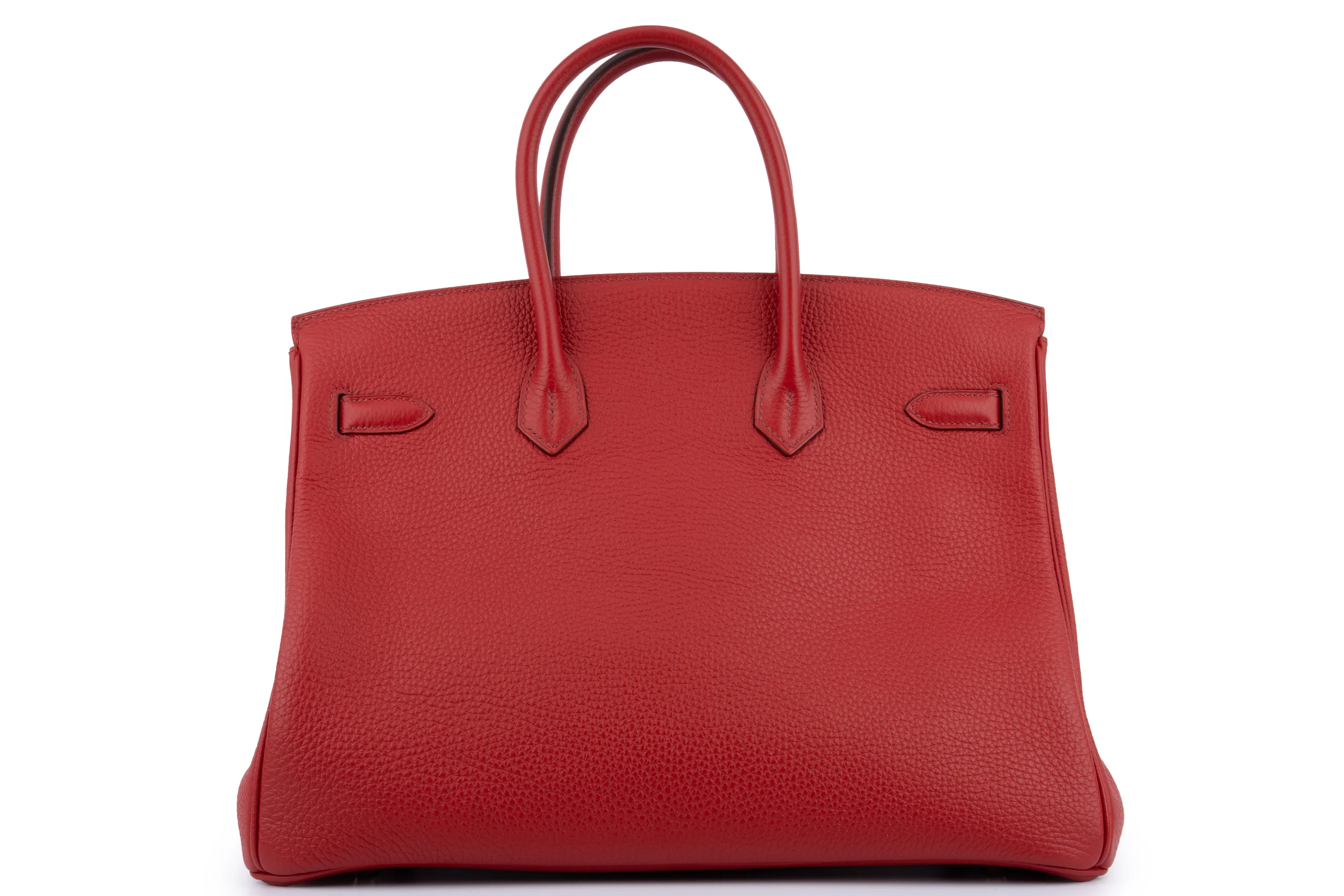 Hermès Birkin 35 	HSS	Clemence	Rouge Casaque	PHW - Image 4