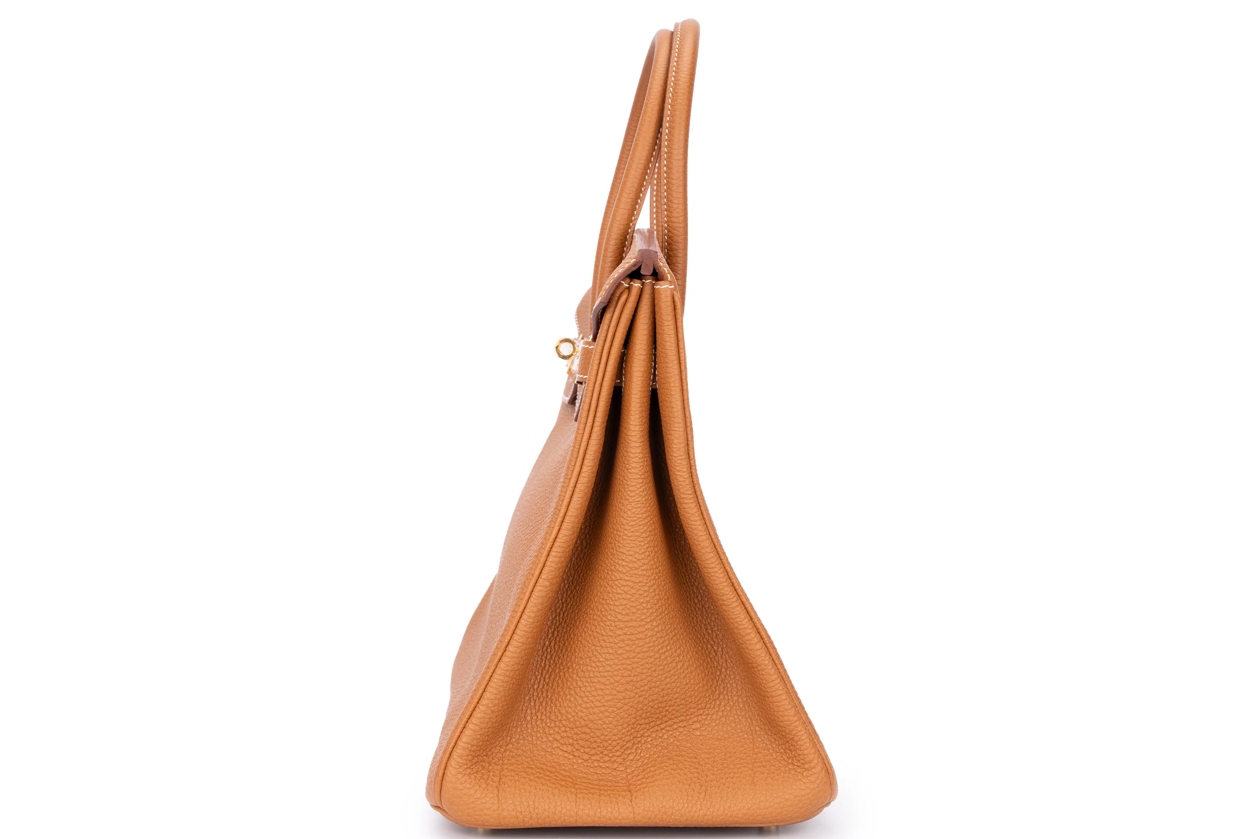 Hermès Birkin 35 Retourne Togo Gold GHW - Image 3