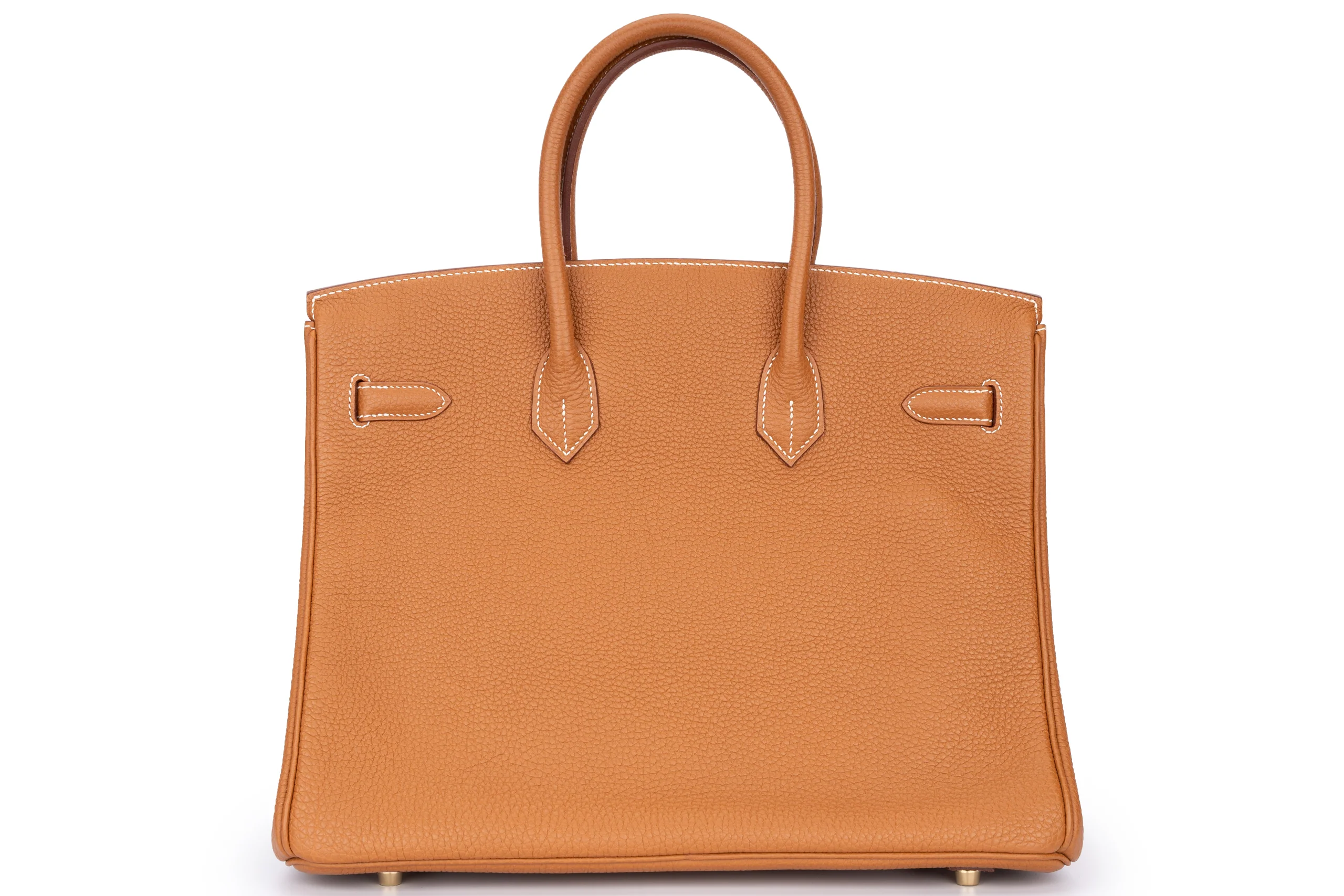 Hermès Birkin 35 Retourne Togo Gold GHW - Image 4