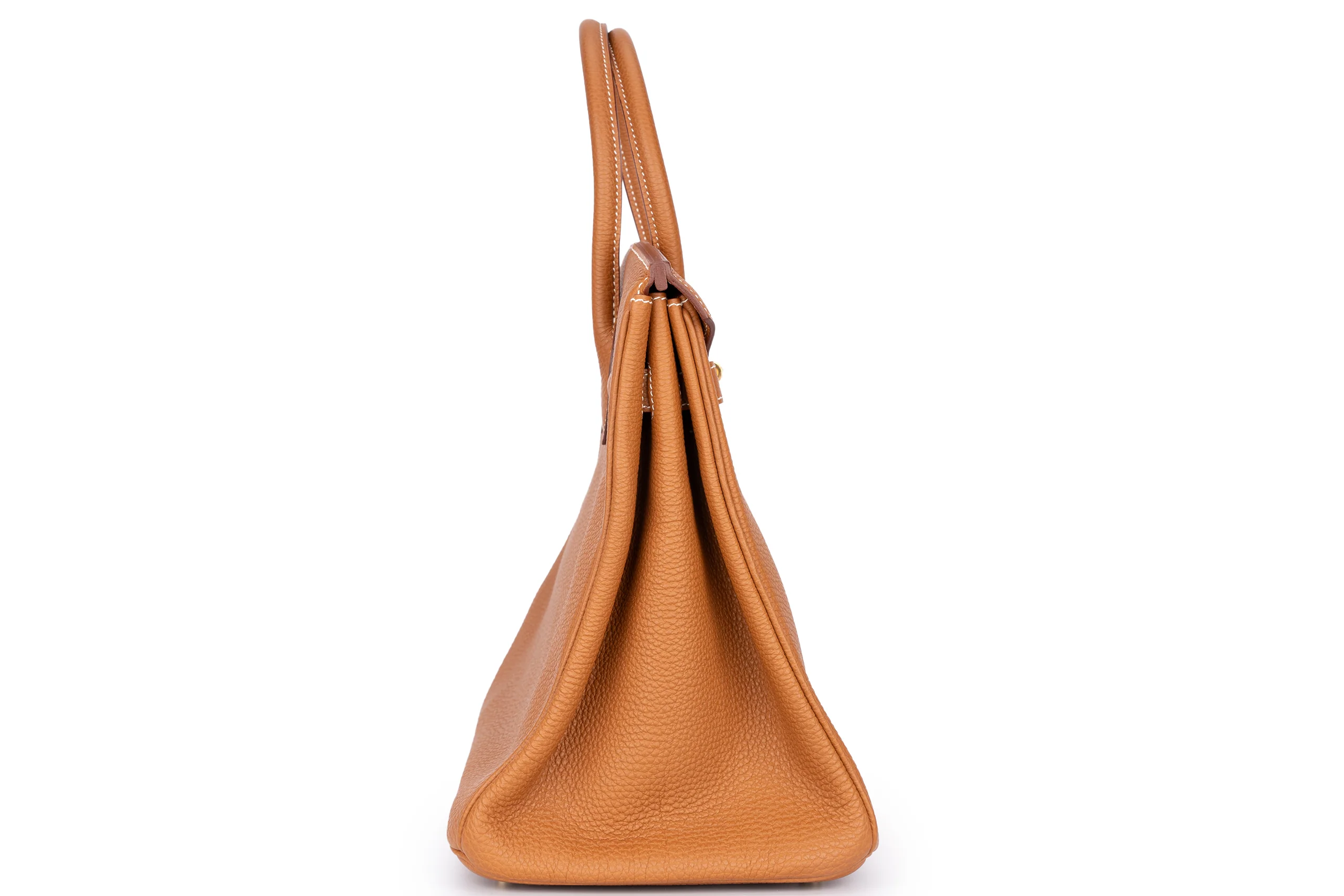 Hermès Birkin 35 Retourne Togo Gold GHW - Image 5