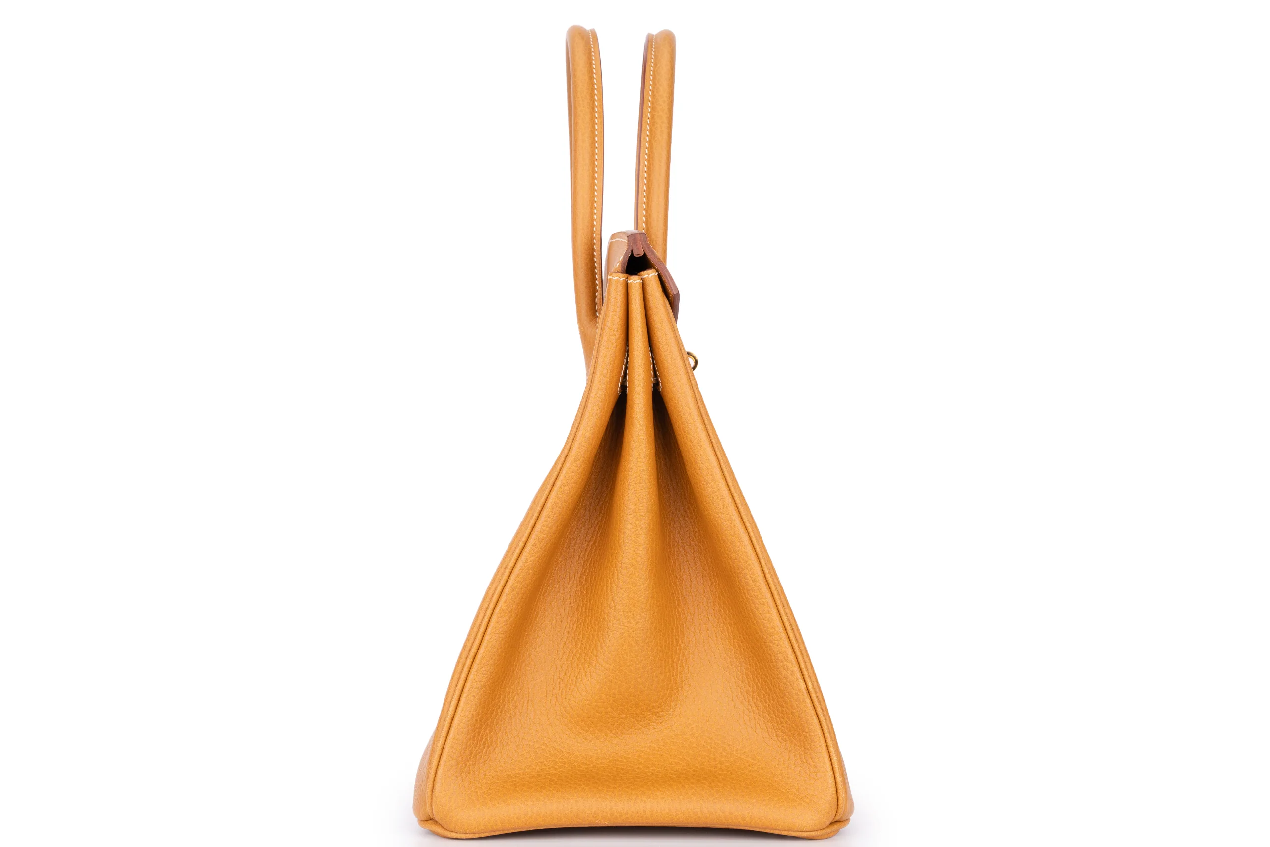 Hermès Birkin 35 Retourne Togo Gold GHW - Image 5