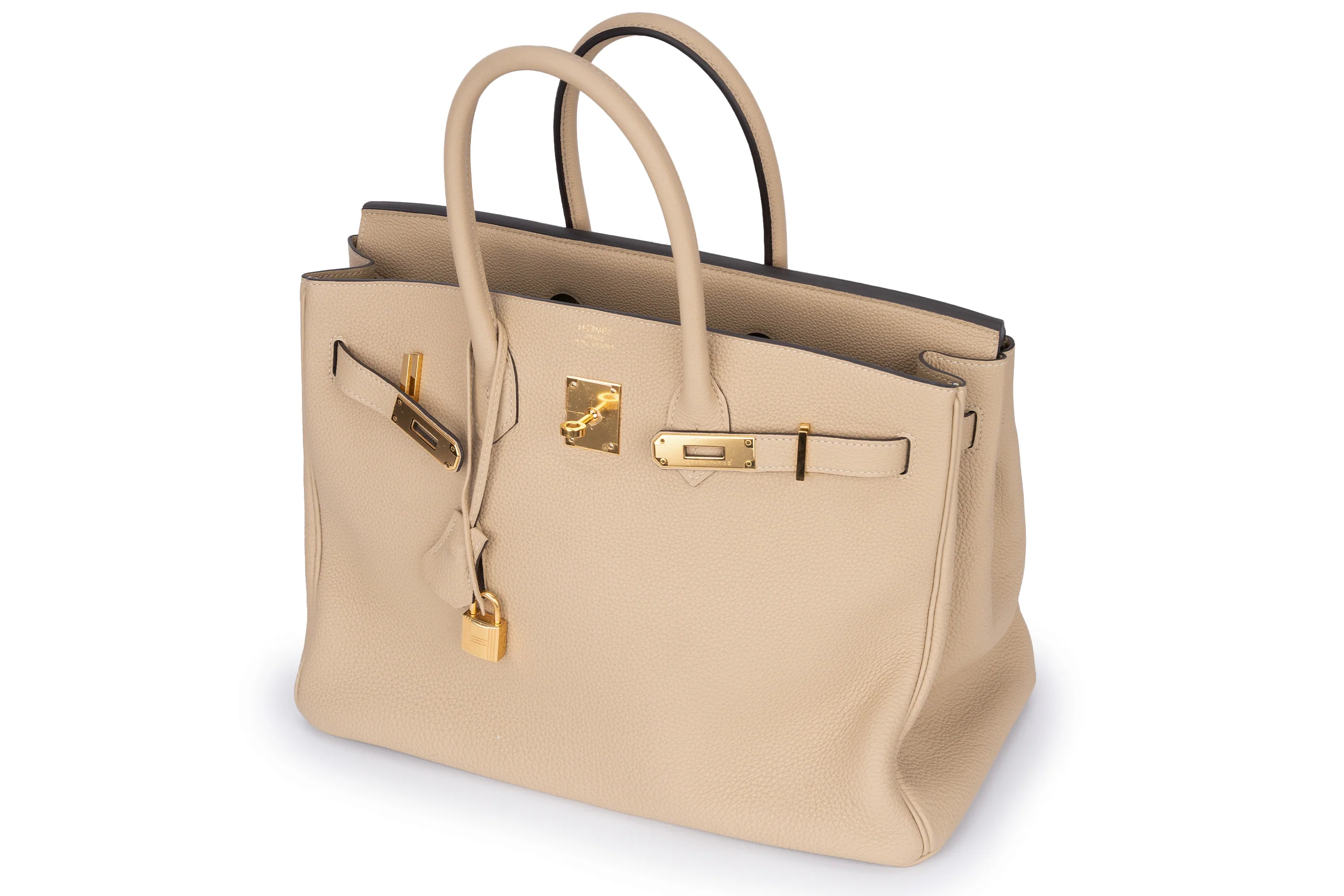 Hermès Birkin 35 Retourne Togo Trench GHW - Image 10