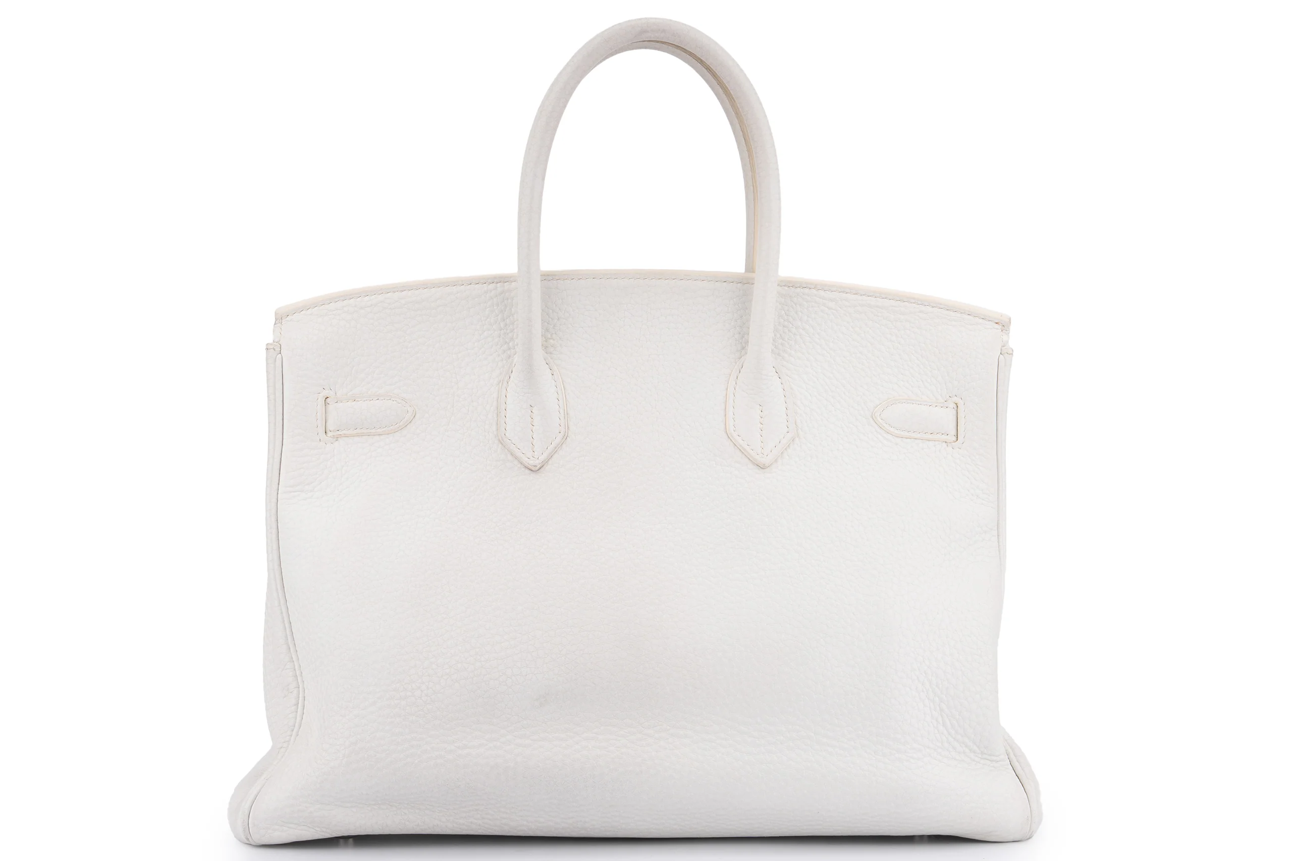 Hermès Birkin 35 Taurillion Clemence New White PHW - Image 4