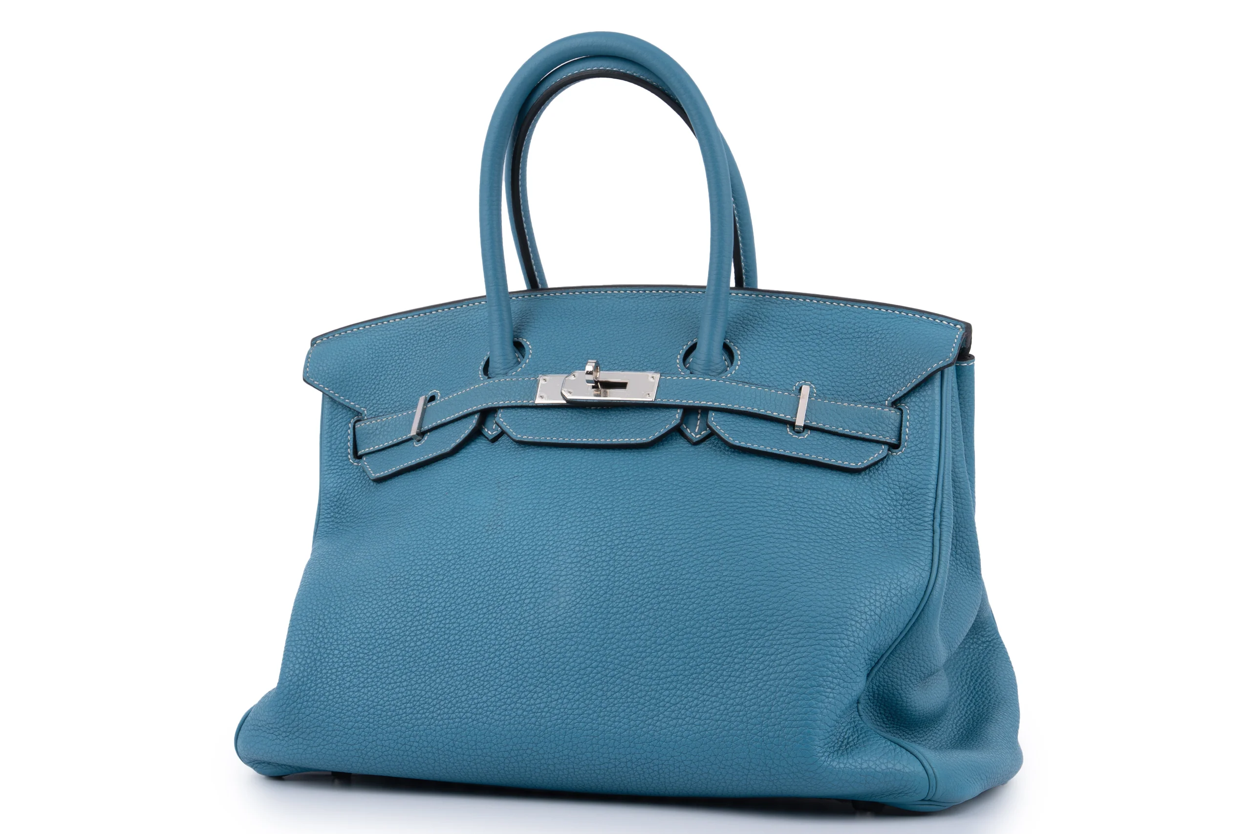 Hermès Birkin 35 		Togo	Blue Jean	PHW - Image 2