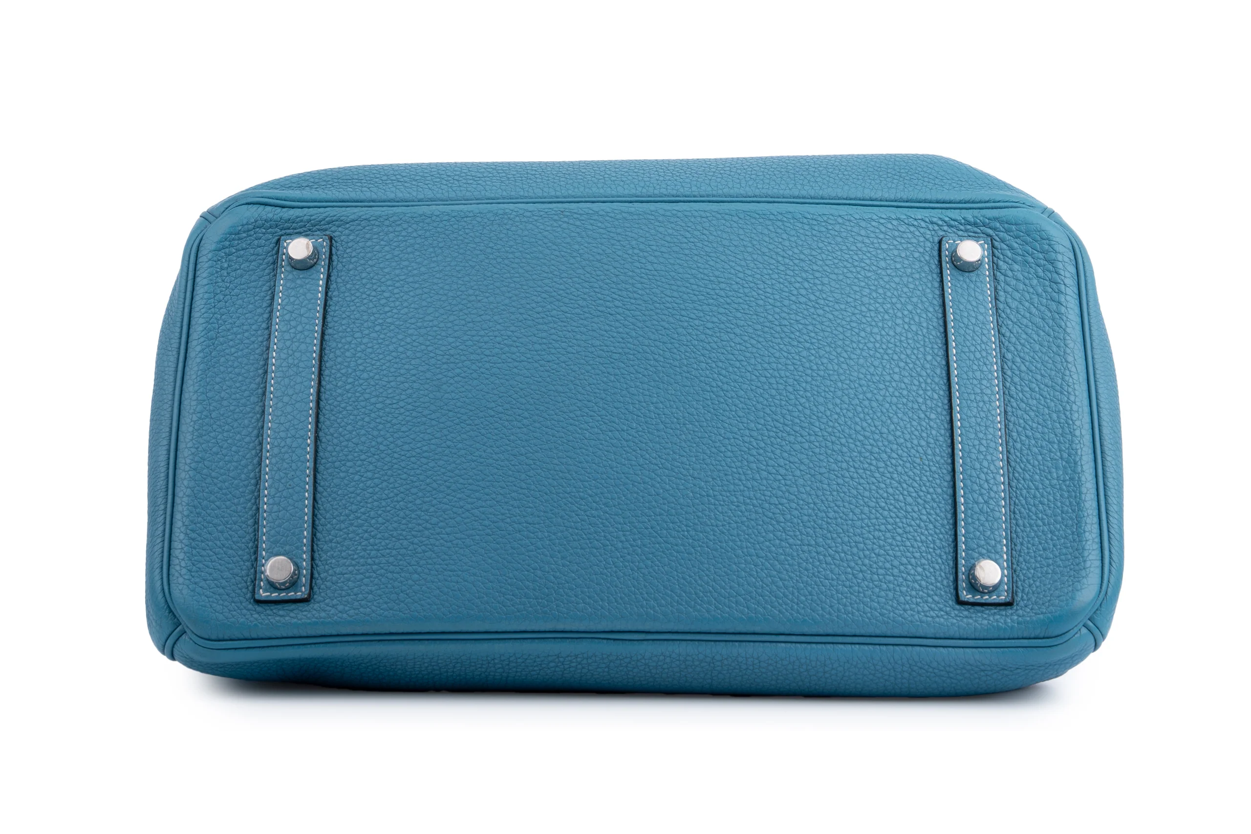 Hermès Birkin 35 		Togo	Blue Jean	PHW - Image 6