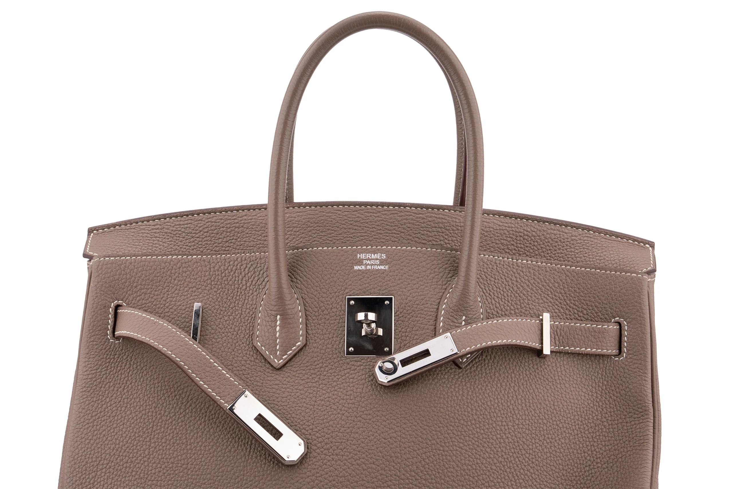 Hermès Birkin 35 Togo Etoupe PHW - Image 9