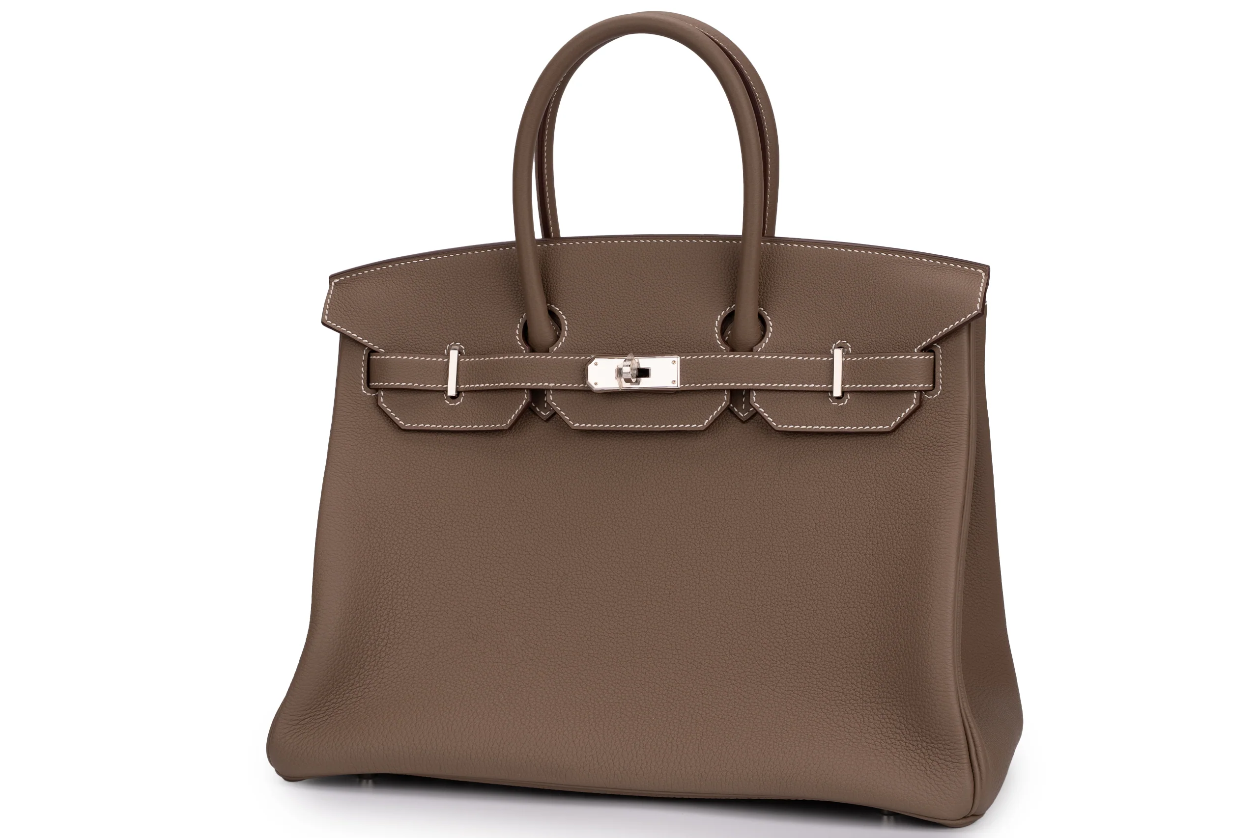 Hermès	Birkin 35 		Togo	Etoupe	PHW - Image 2