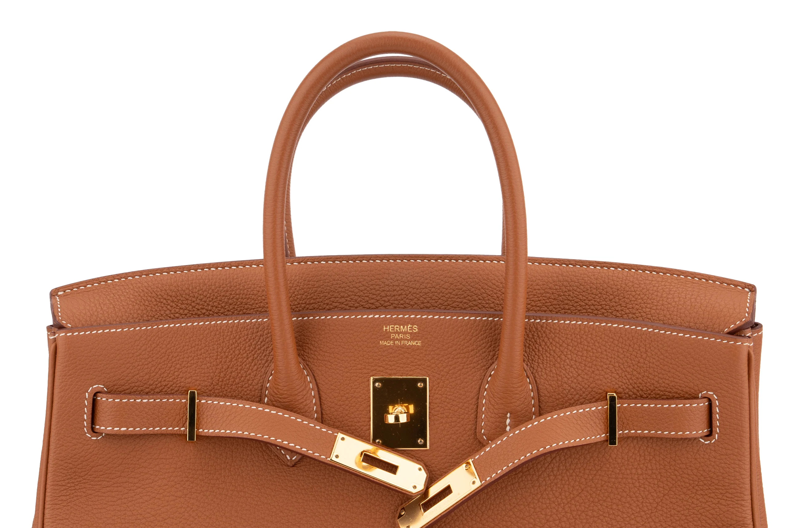Hermès Birkin 35 Togo Gold GHW - Image 8