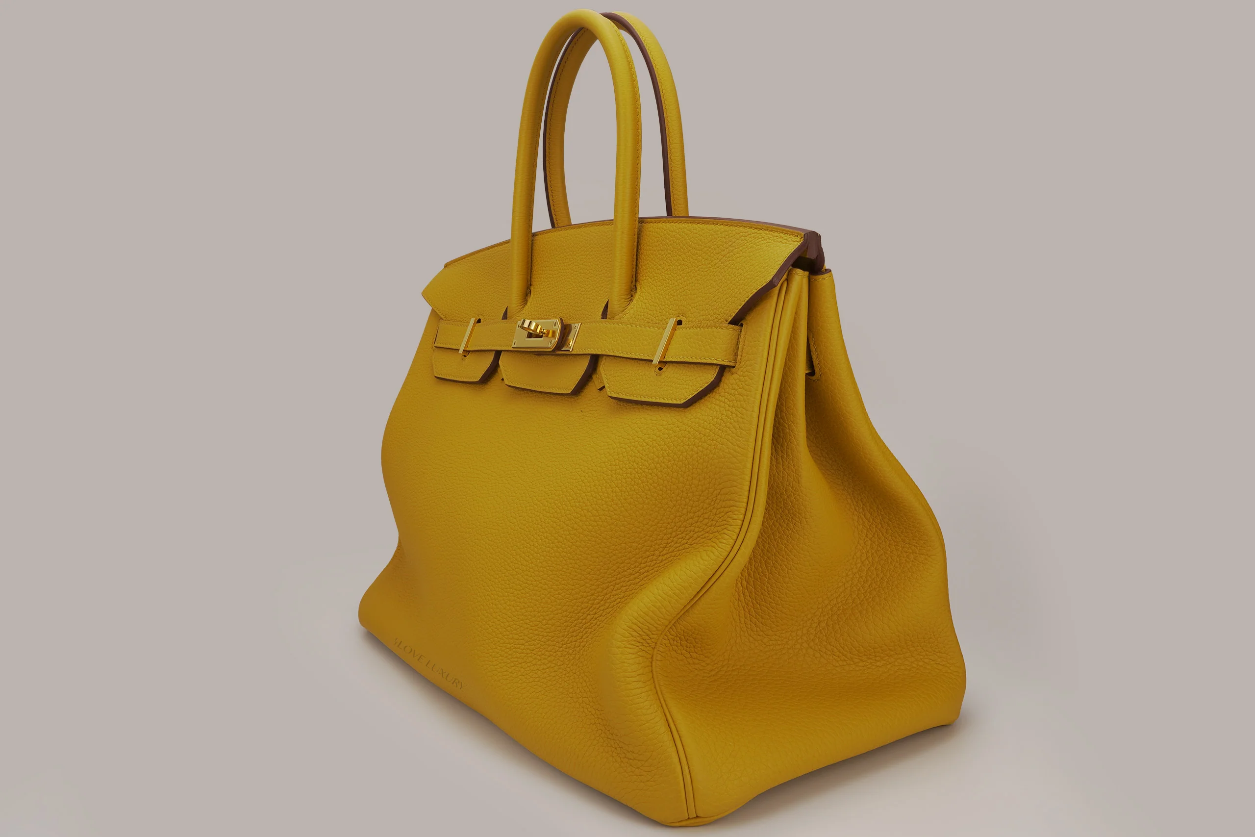 Hermès Birkin 35 Togo leather Jaune Ambre GHW 2018 - Image 5