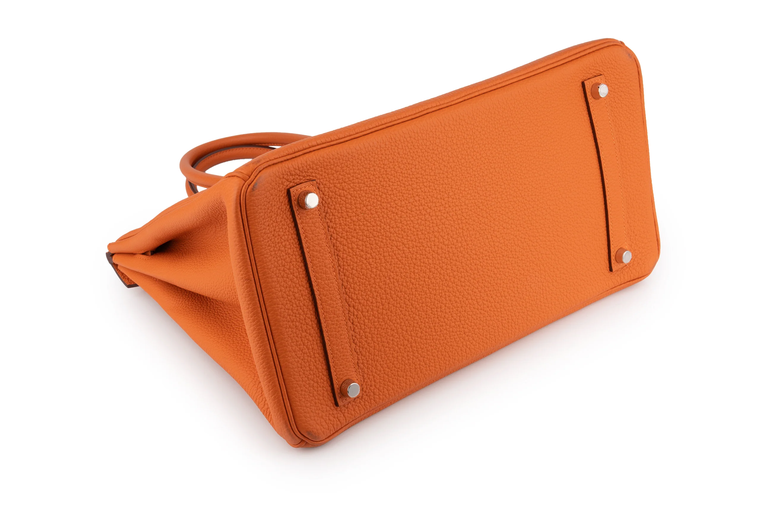 Hermès Birkin 35 		Togo 	Orange H 	PHW - Image 13