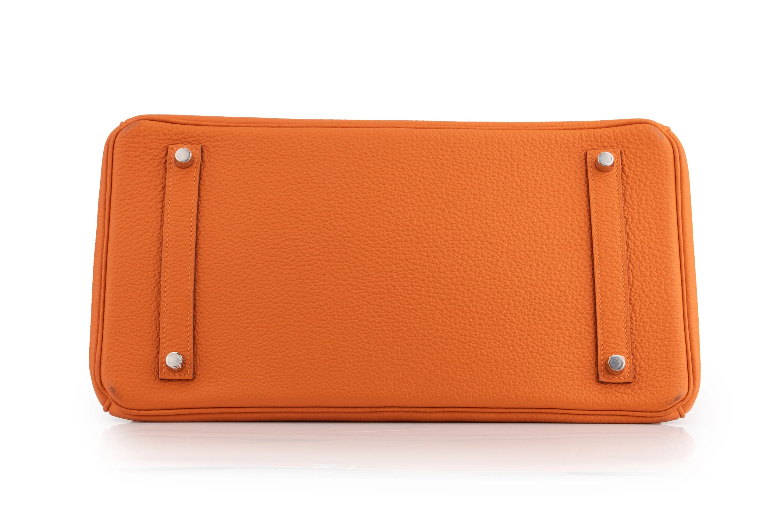 Hermès Birkin 35 		Togo 	Orange H 	PHW - Image 6