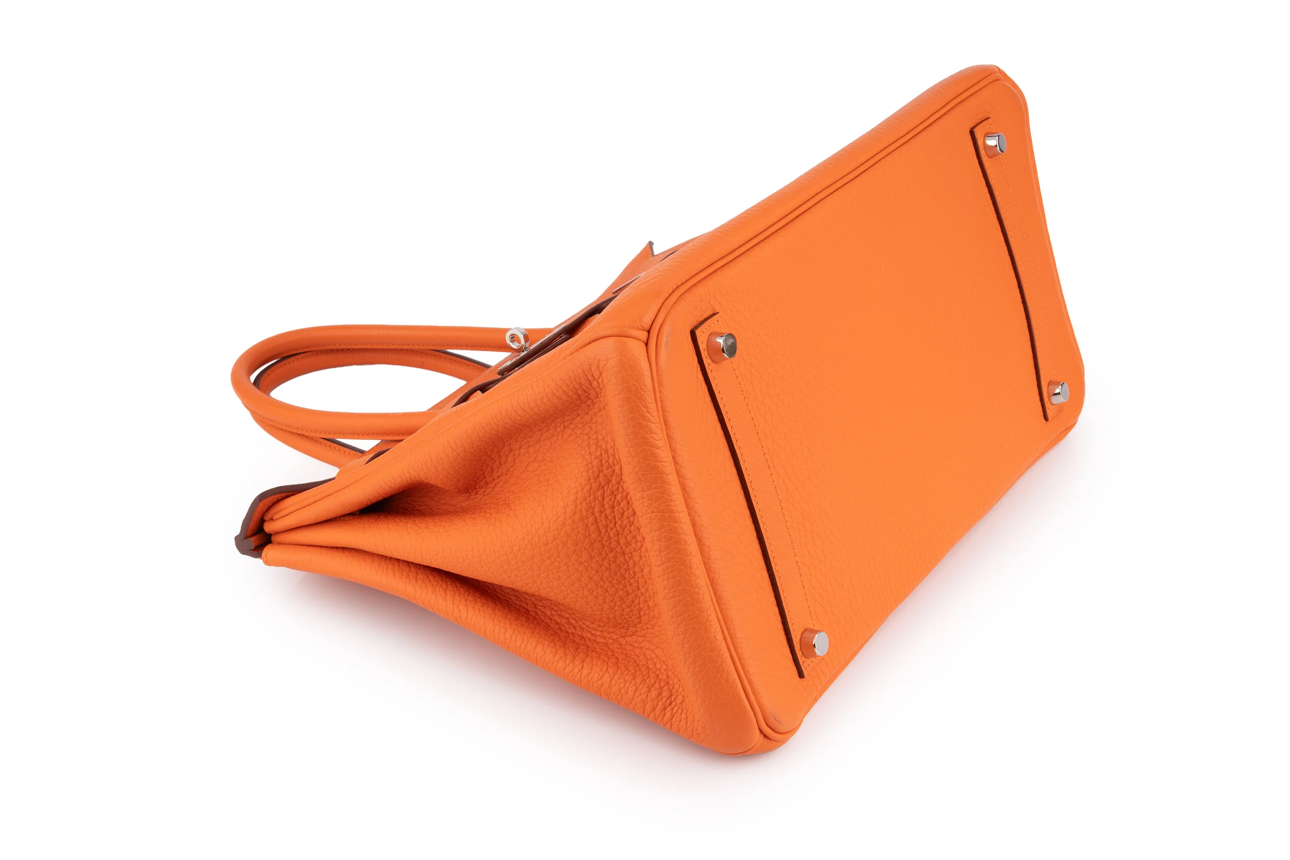 Hermès Birkin 35 		Togo	Orange H	PHW - Image 10