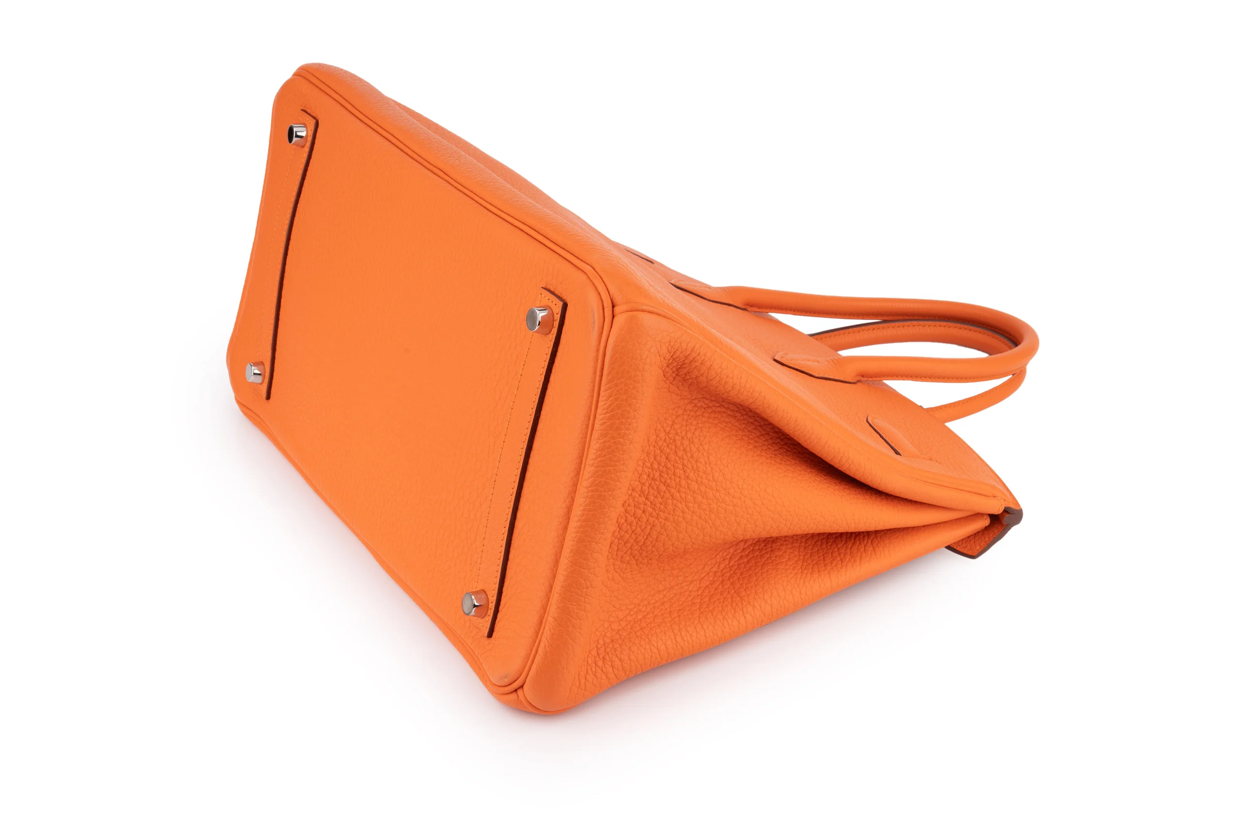 Hermès Birkin 35 		Togo	Orange H	PHW - Image 11