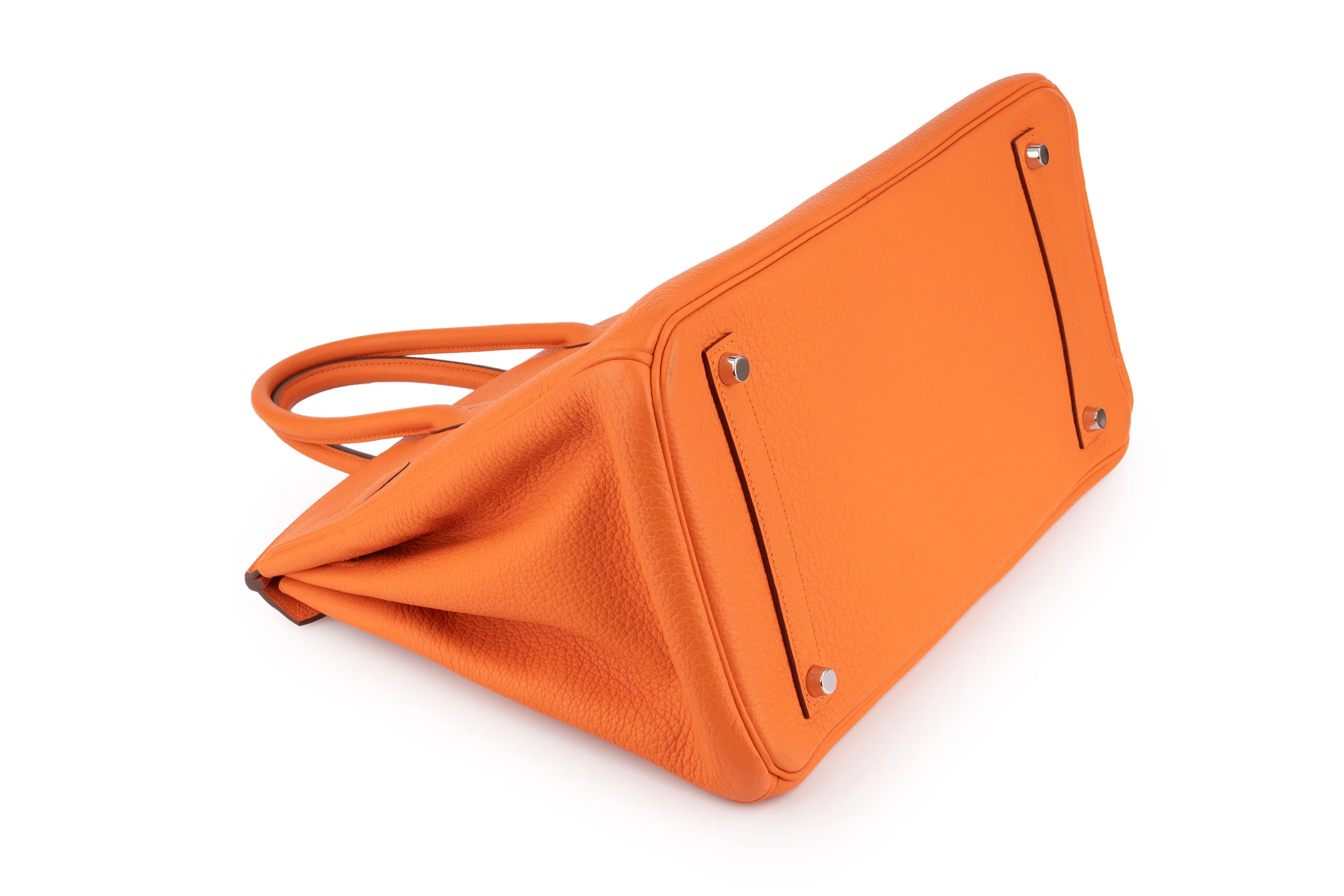 Hermès Birkin 35 		Togo	Orange H	PHW - Image 12