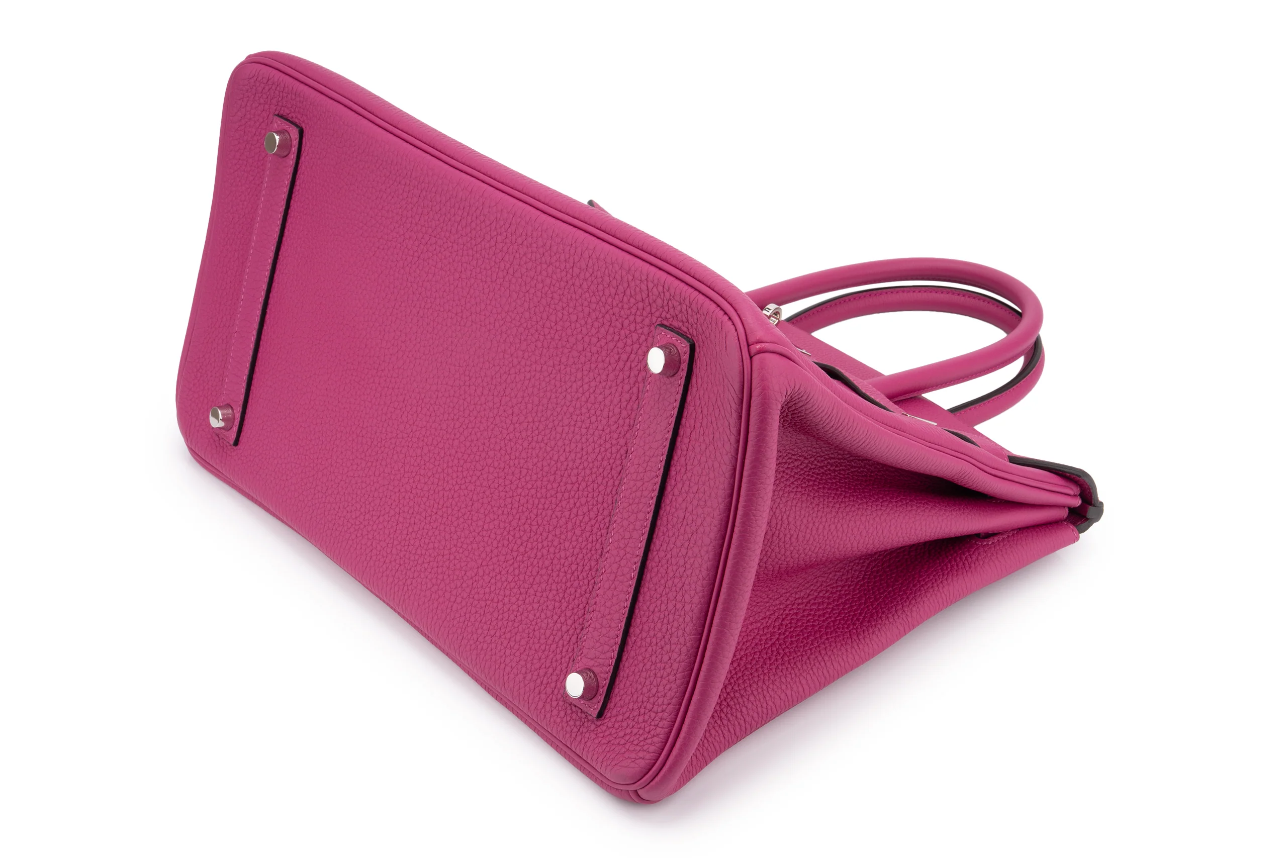 Hermès Birkin 35 		Togo	Rose Pourpre	 PHW - Image 10