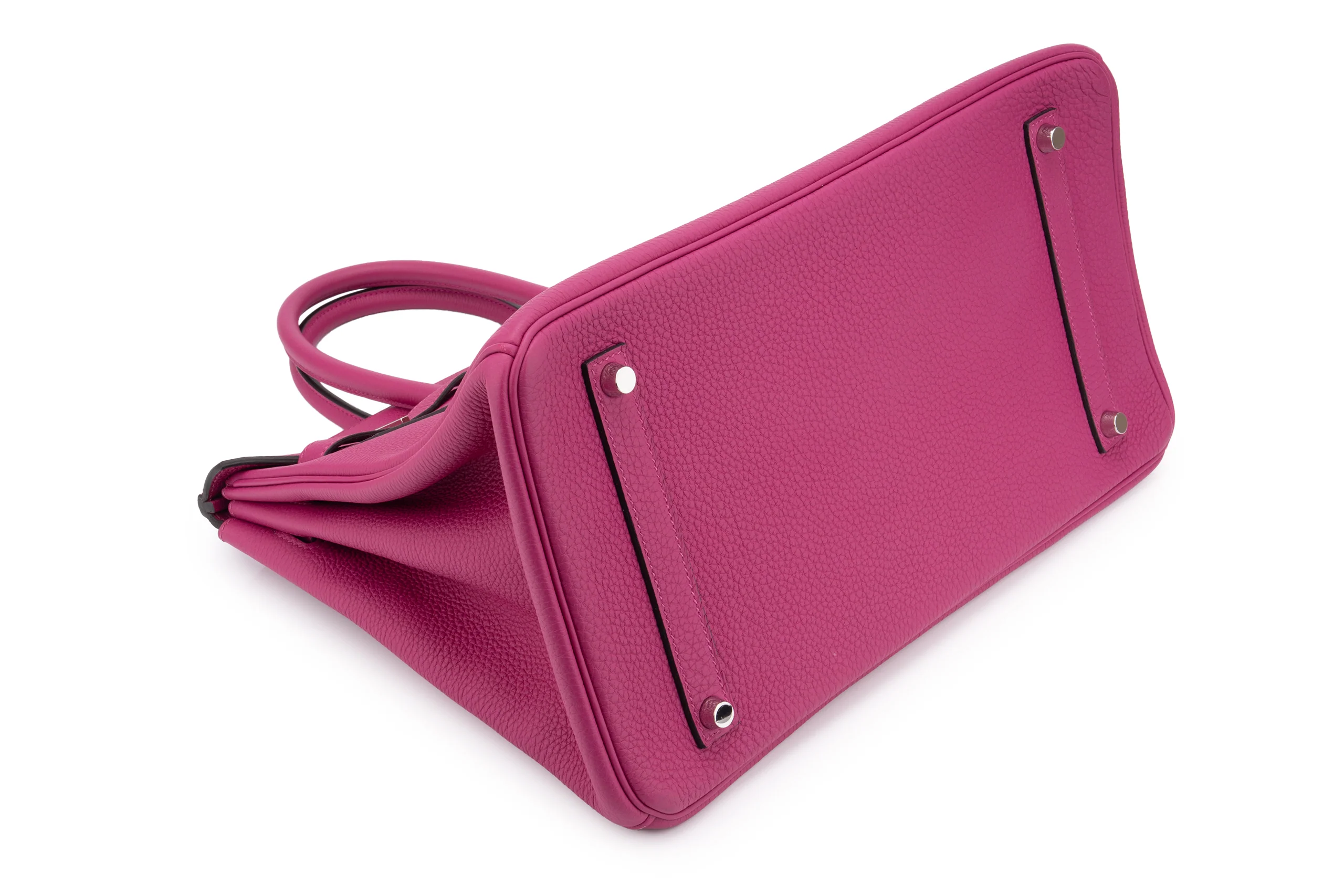 Hermès Birkin 35 		Togo	Rose Pourpre	 PHW - Image 11