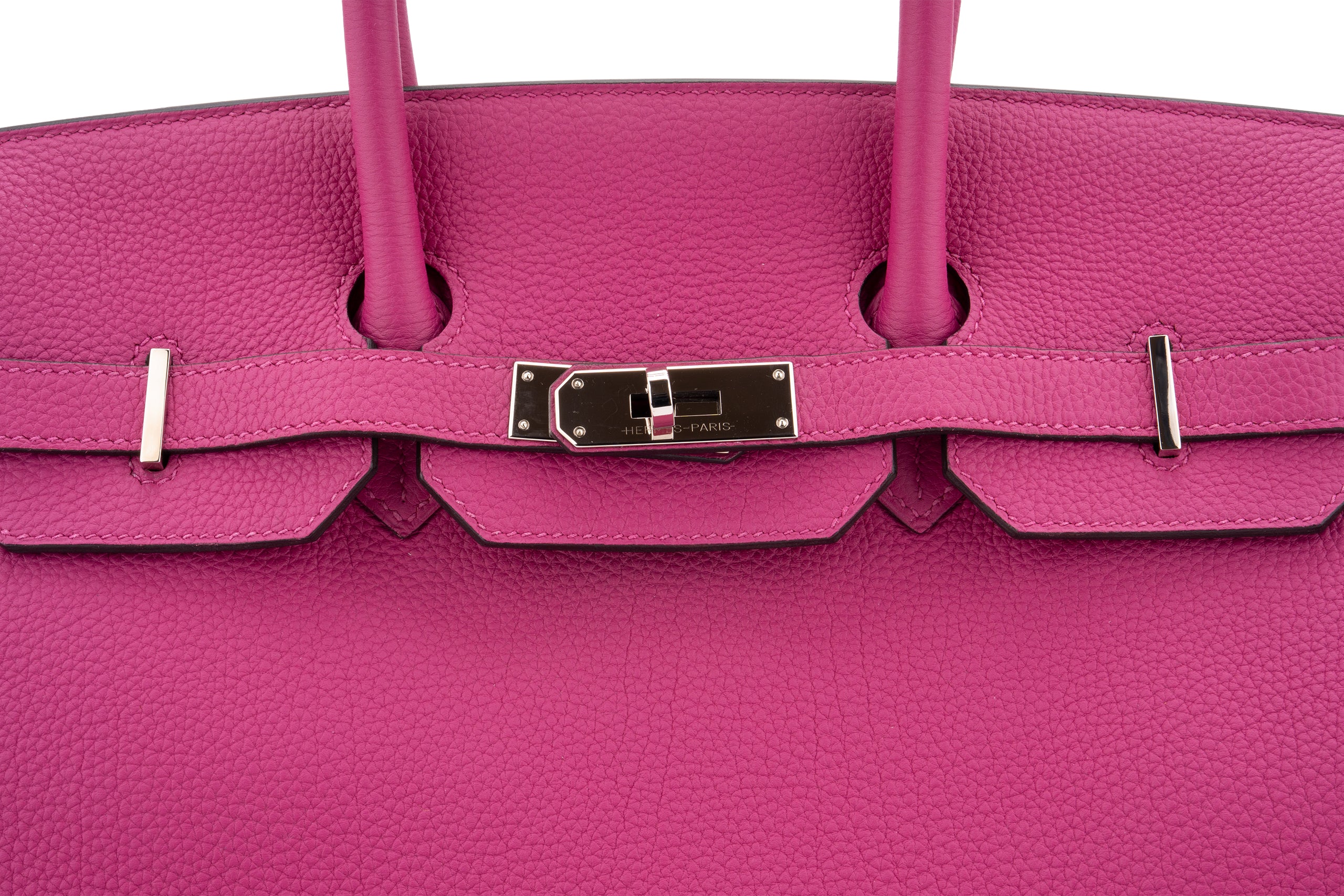Hermès Birkin 35 		Togo	Rose Pourpre	 PHW - Image 7