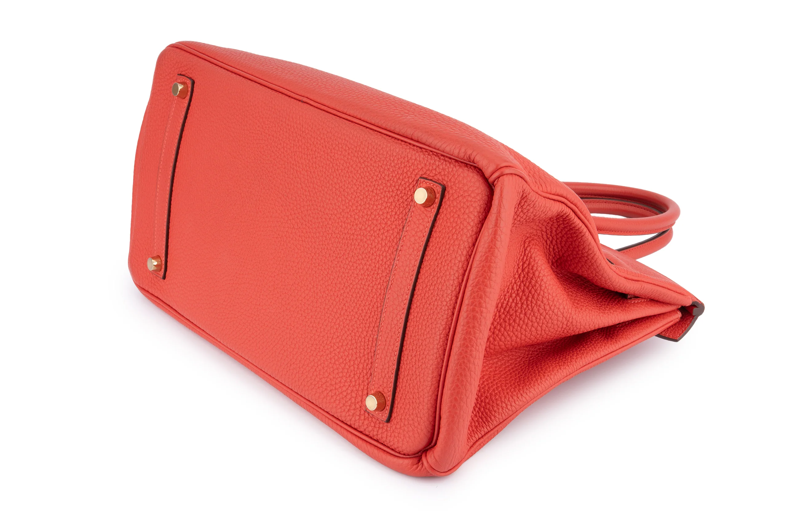 Hermès Birkin 35 Togo Rouge Pivoine GHW - Image 12