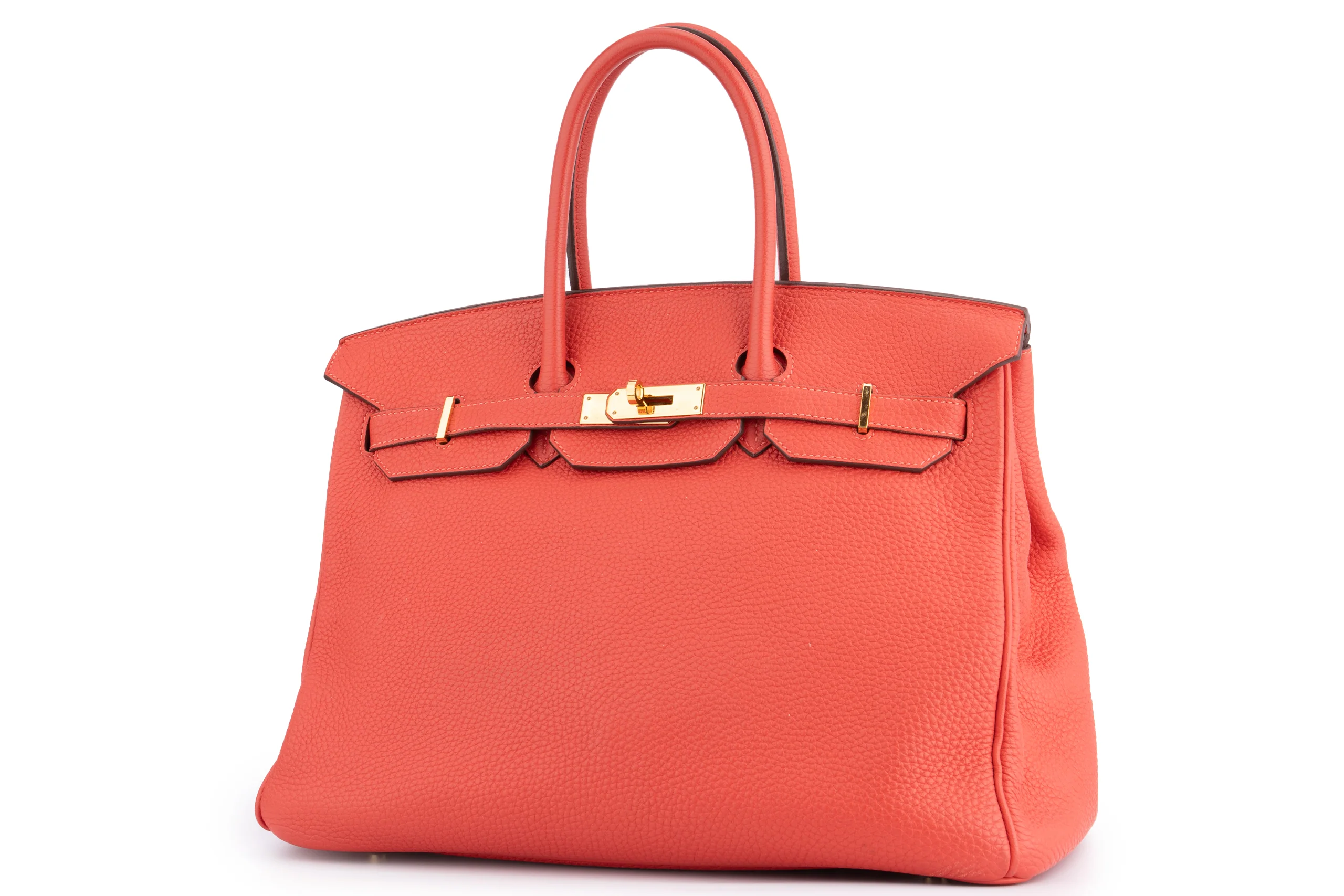 Hermès Birkin 35 Togo Rouge Pivoine GHW - Image 2